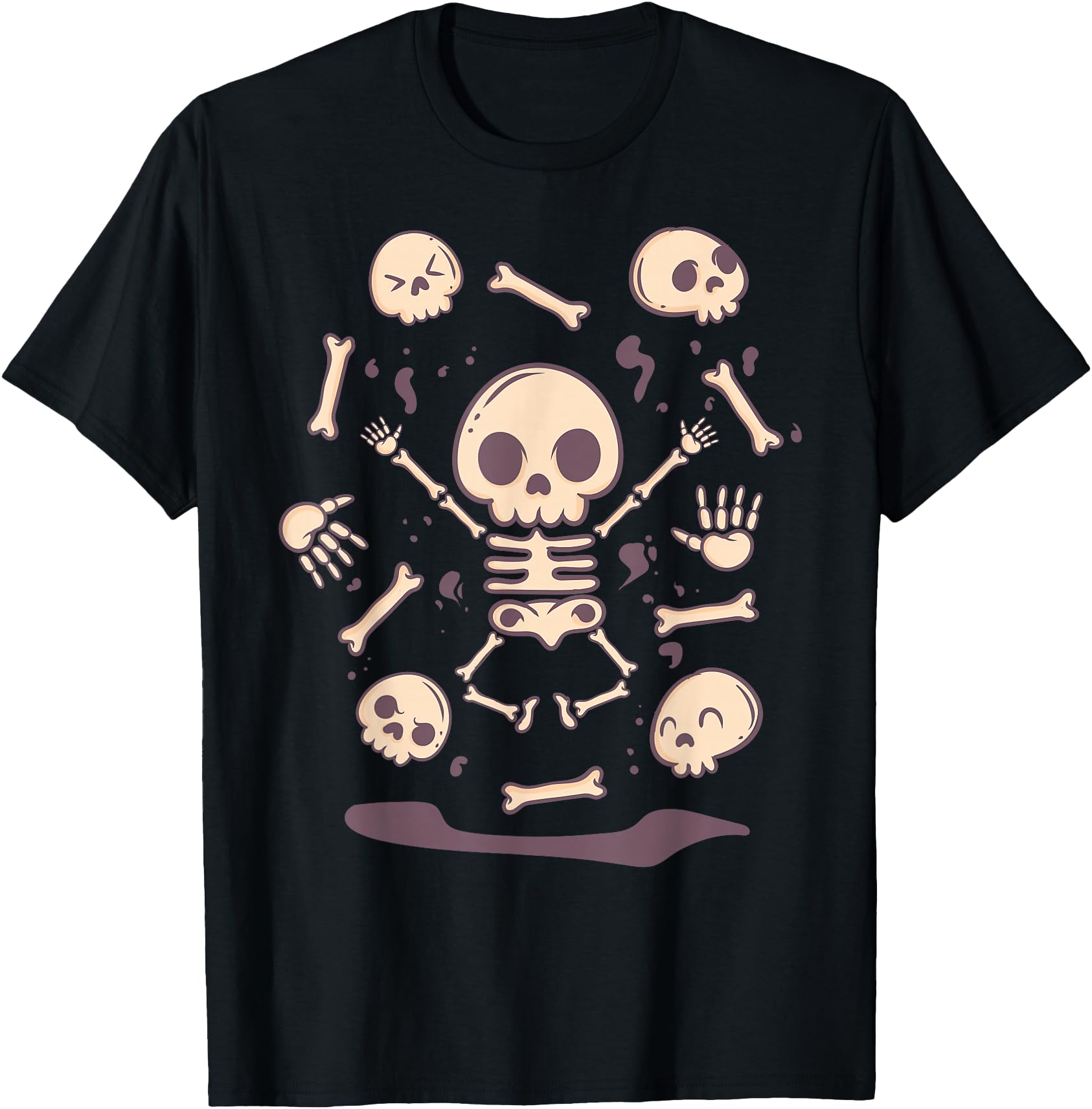 Cute Pastel Goth Kawaii Anime Skull Skeleton Japanese