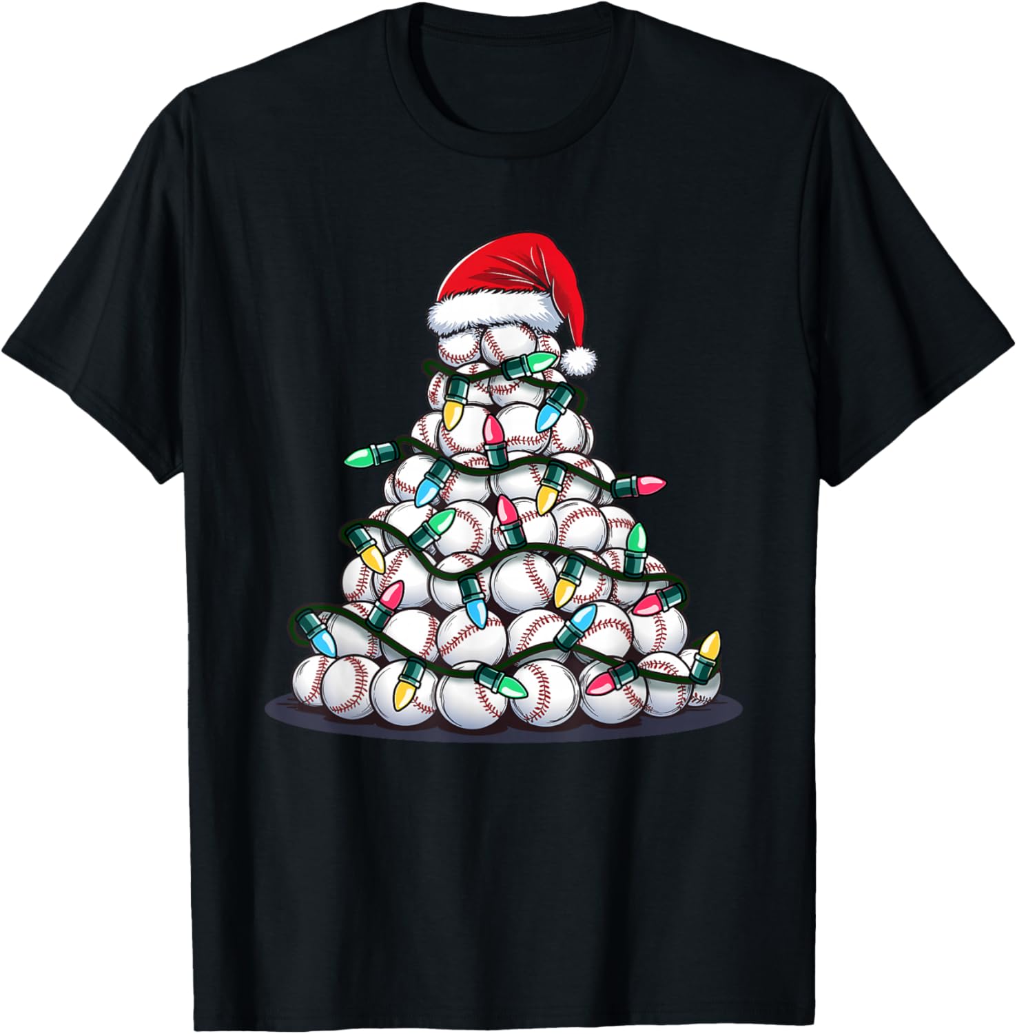 Baseball Christmas Tree Men Boys Youth Santa Sports