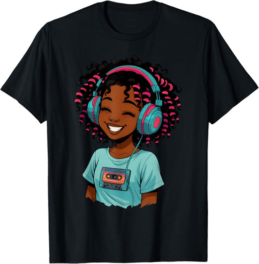 Anime and Music Afro Black Girl Women Anime African American