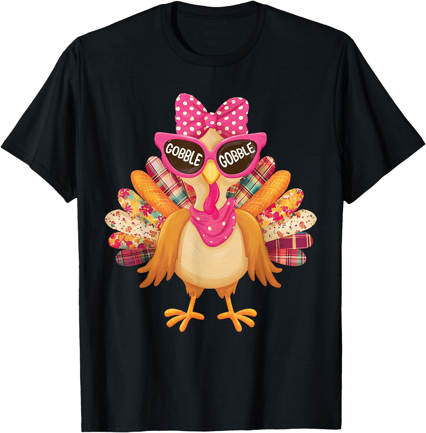 Gobble Gobble Turkey Day Girls Happy Thanksgiving