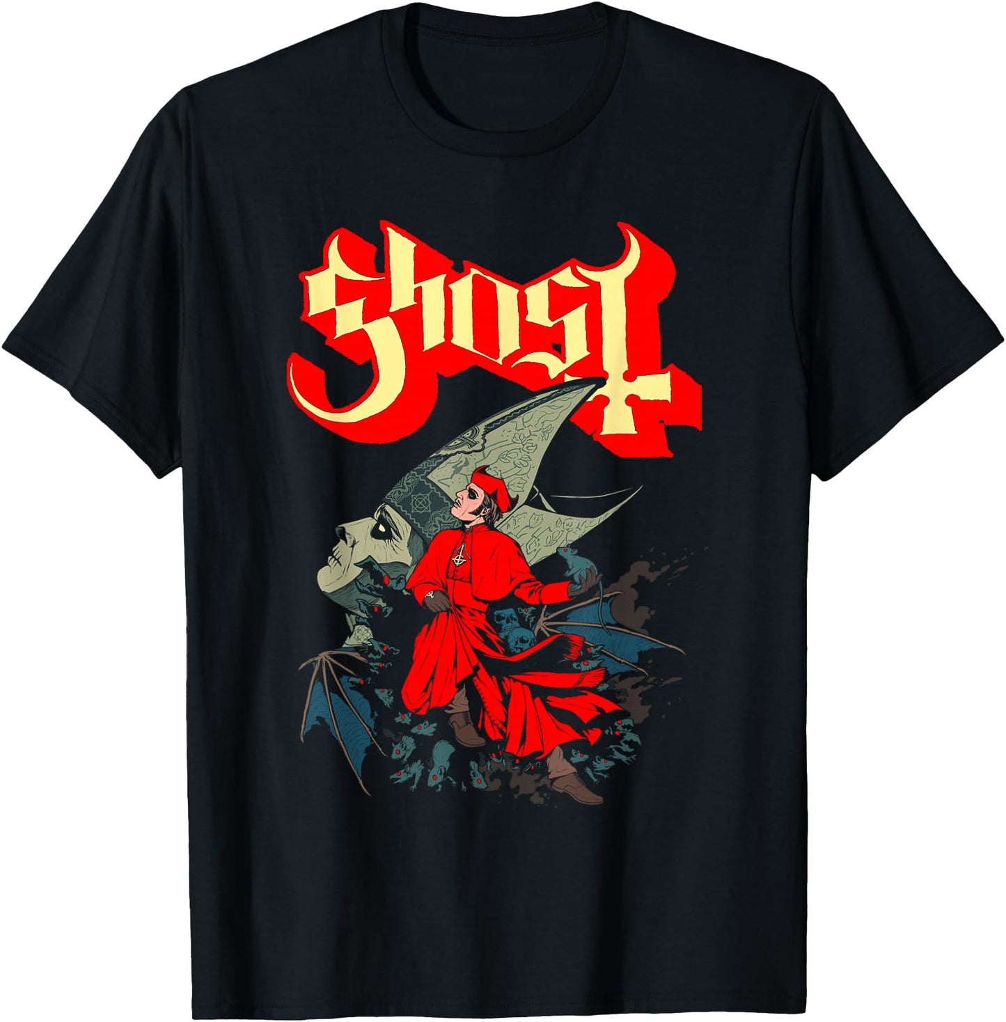 Ghost Cardinal Pope And Rats