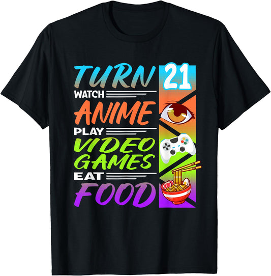21st Birthday I Gamer I 90s Kawaii Ramen Noodles Anime