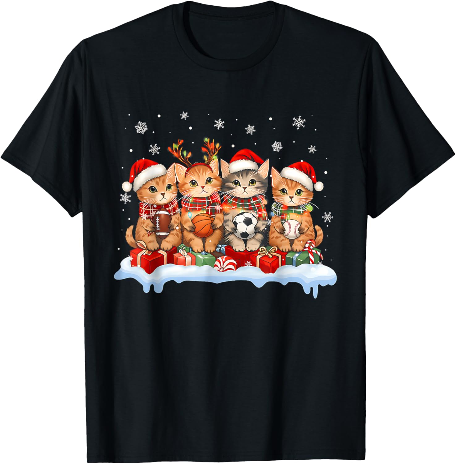 Football Baseball Basketball Player Funny Sport Christmas