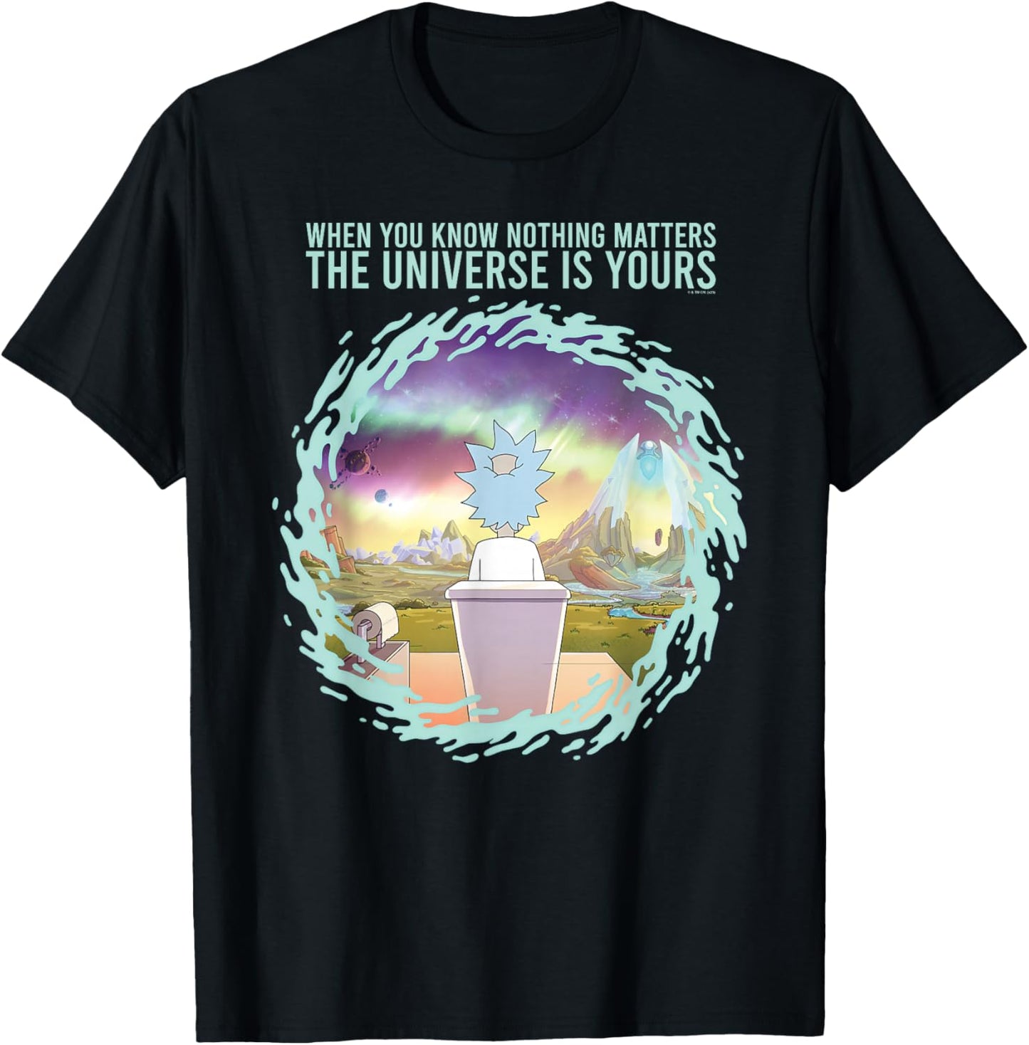 Rick and Morty The Universe is Yours Adult Cartoon Fashion