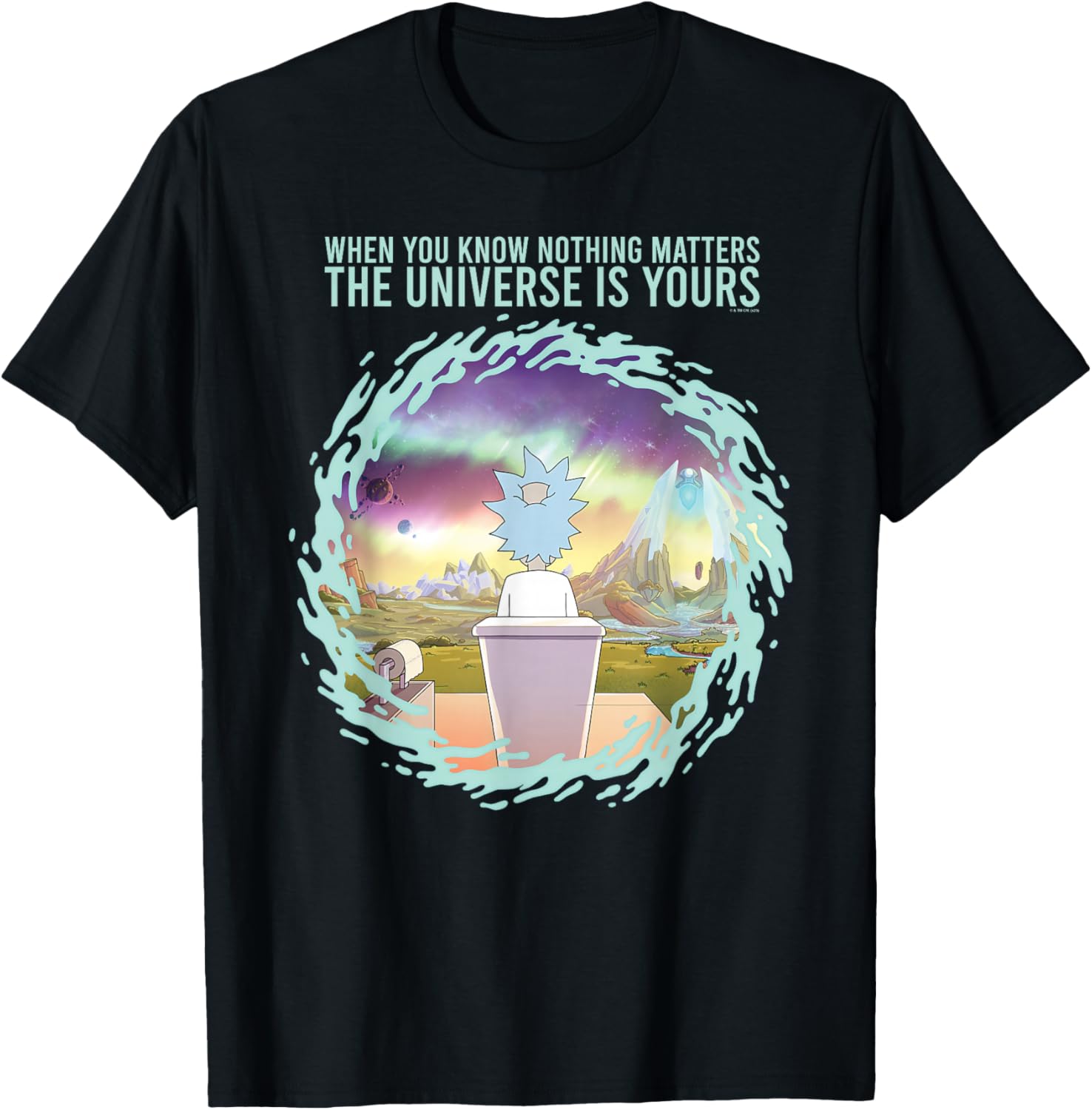 Rick and Morty The Universe is Yours Adult Cartoon Fashion