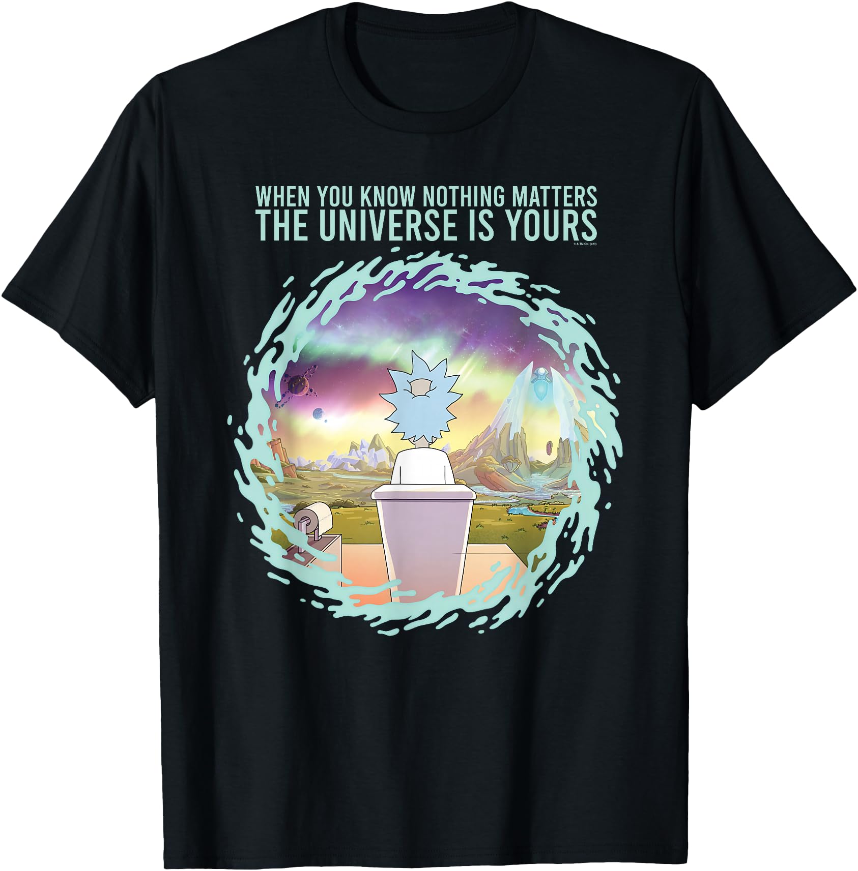 Rick and Morty The Universe is Yours Adult Cartoon Fashion