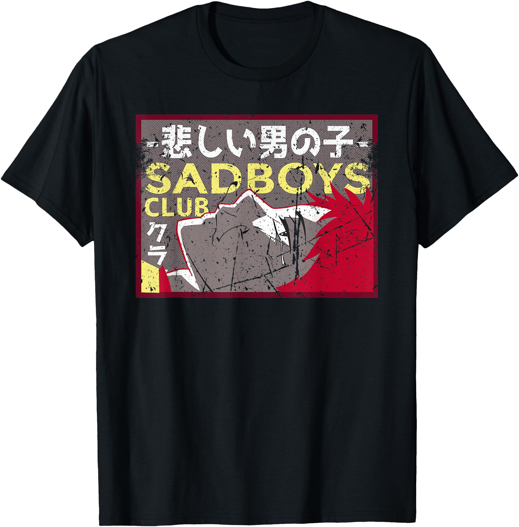 Sad Boys Club Anime Vintage Japanese Design