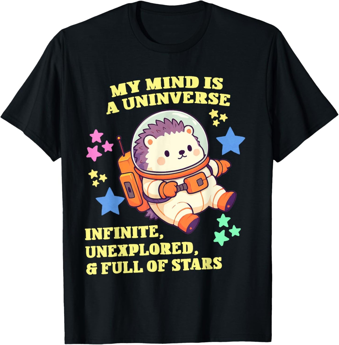 Autism Pride Hedgehog Astronaut- Chibi Hedgehog
