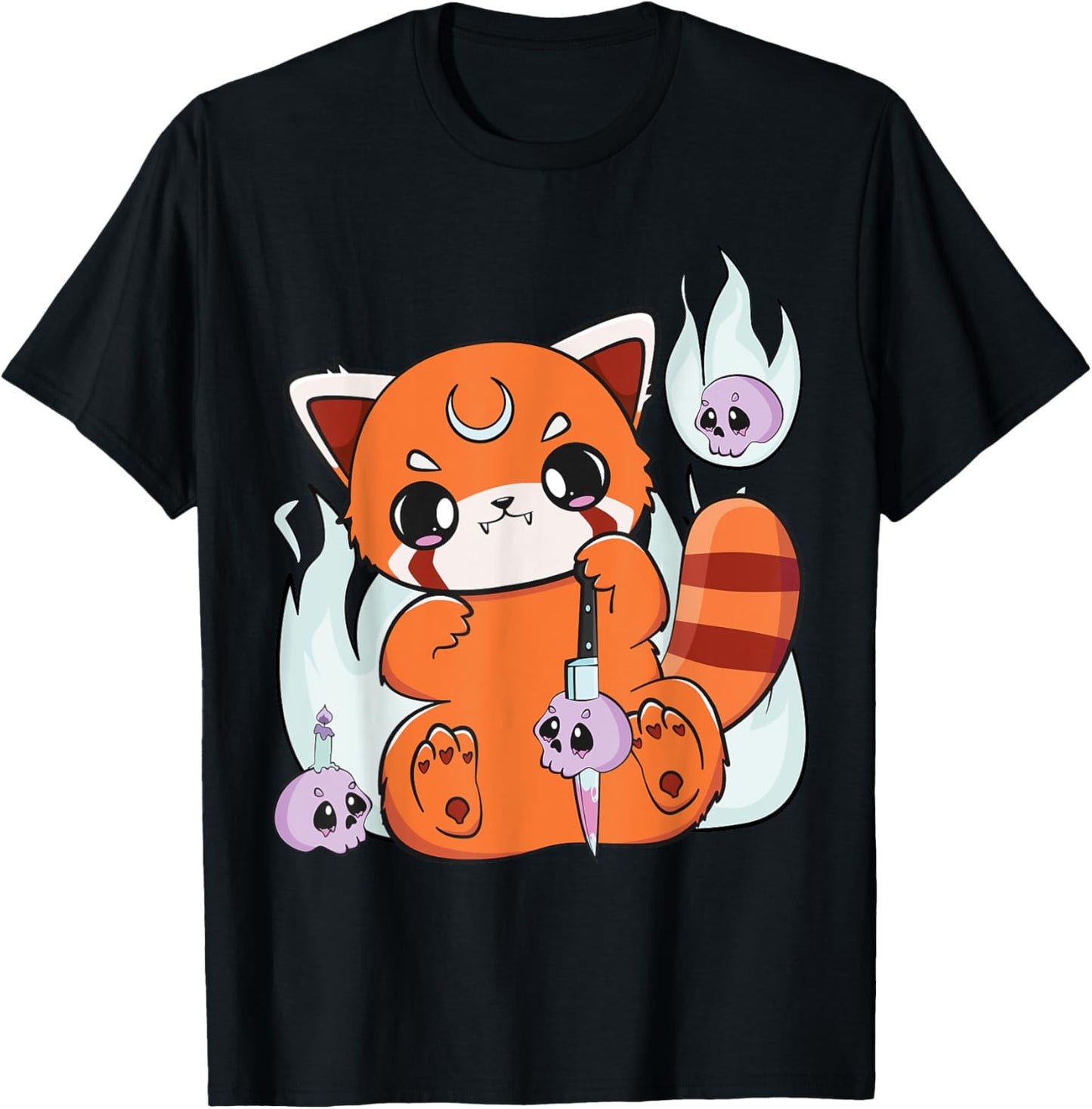 Kawaii Pastel Goth Red Panda Cute Chibi Anime Otaku