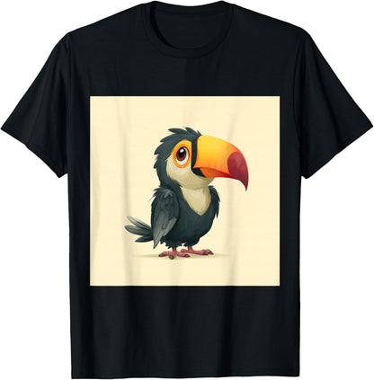 Sweet, Playful, Overly Cute Chibi Style Cute Toucan