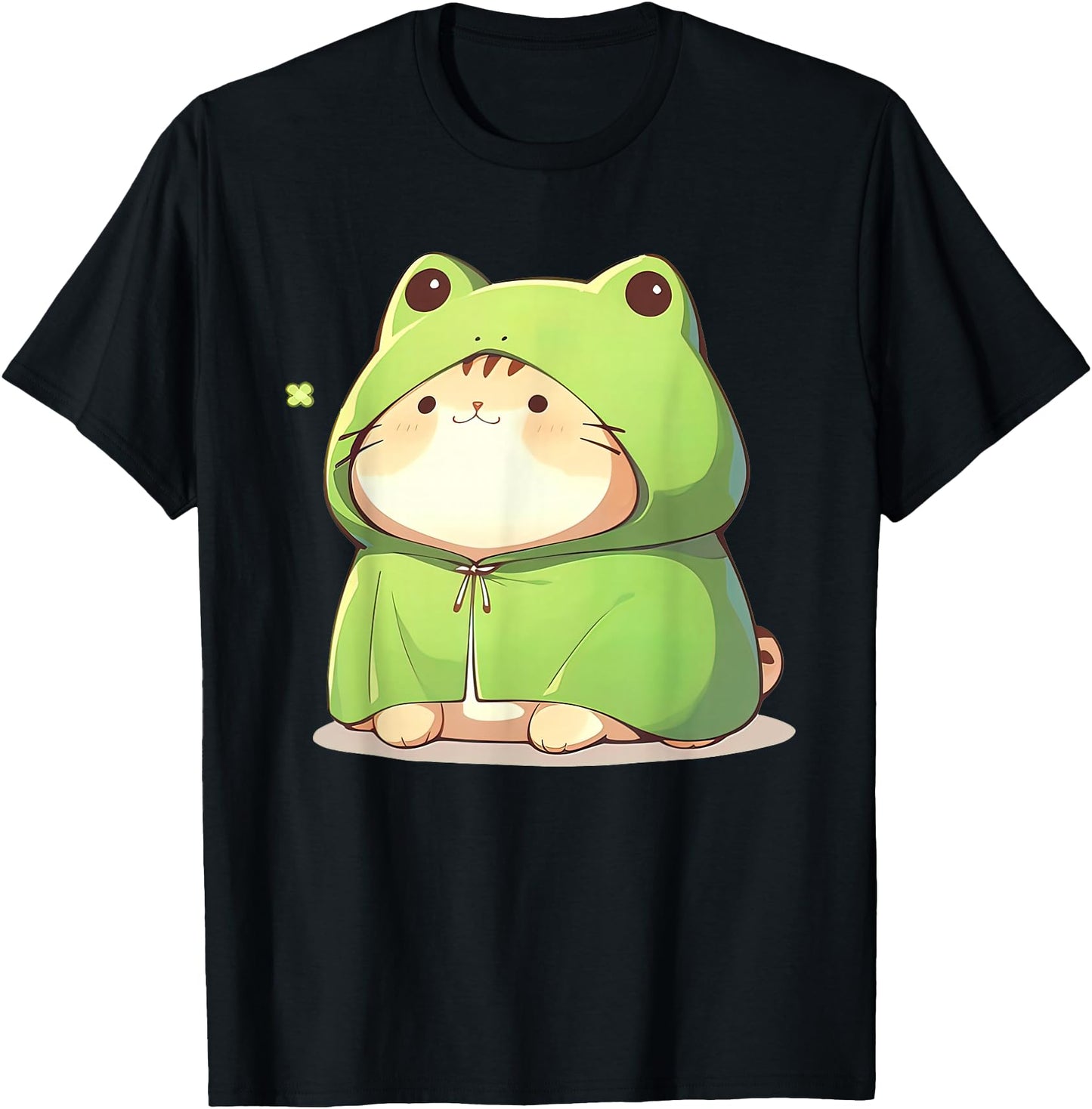 Cute Cat In Frog Costume Kawaii Anime Kitty Kitten Frog Cat