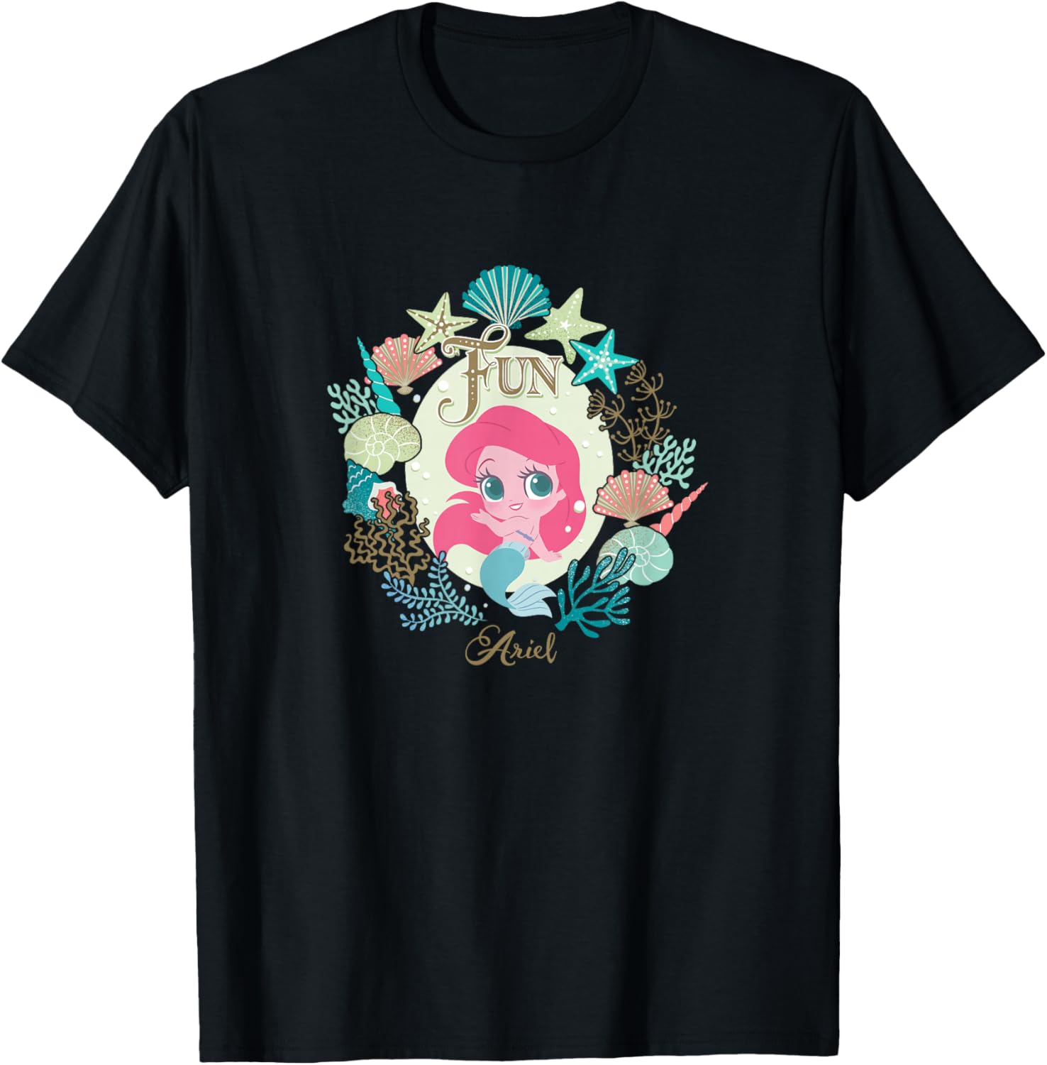 Disney The Little Mermaid Classic Fun Shell Chibi Portrait