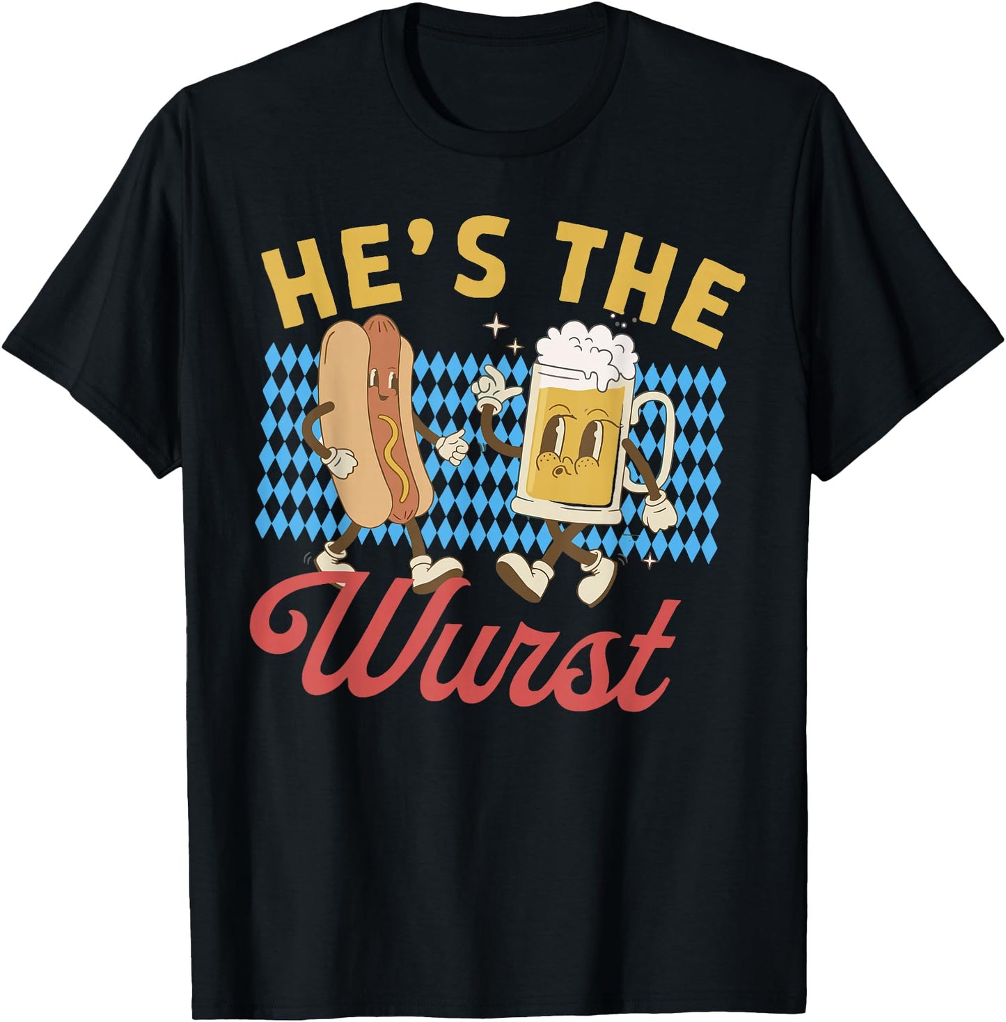 Funny Oktoberfes Hes the Wurst Shes a Brat Couples Matching