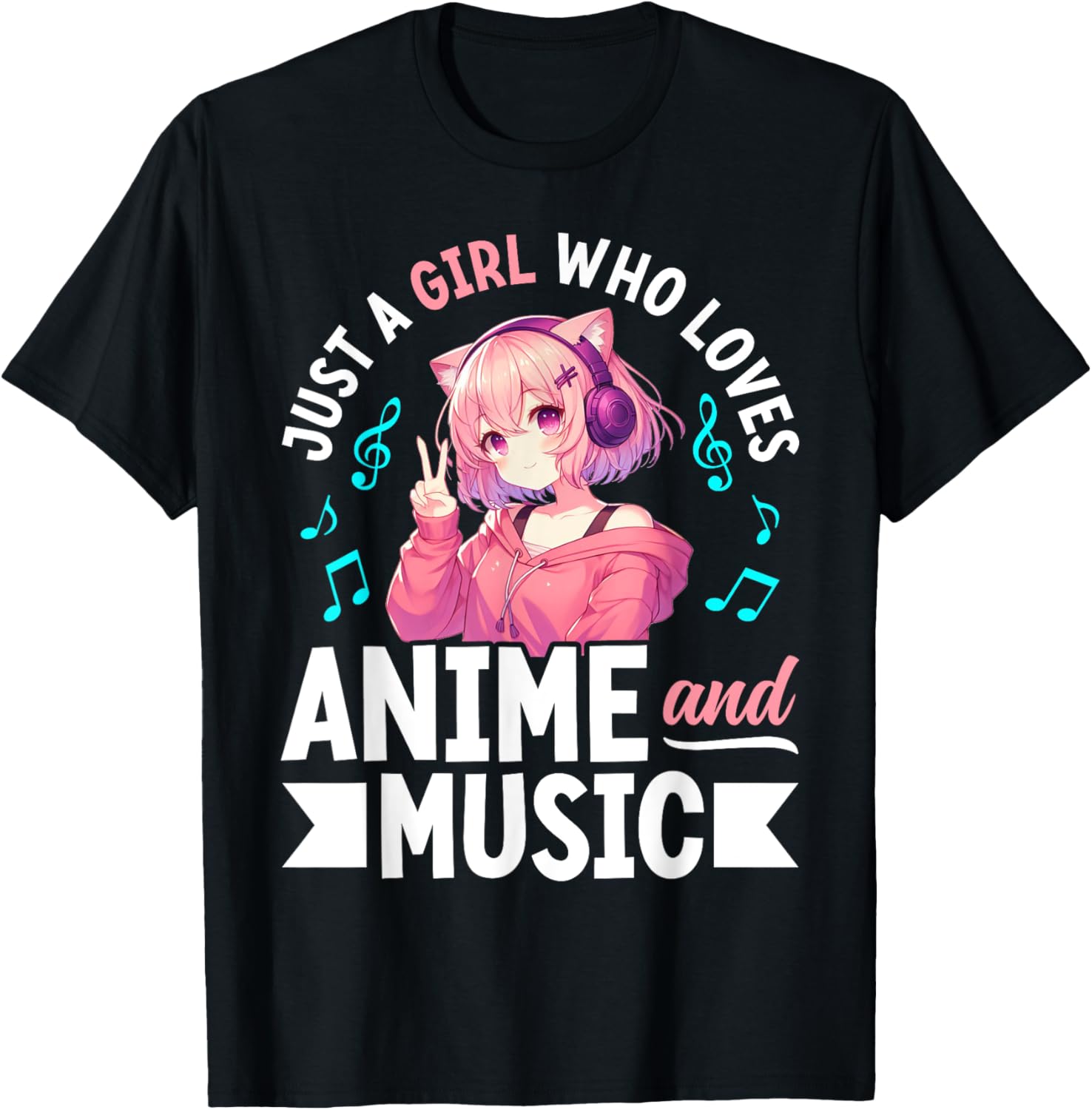 Just a Girl Who Loves Anime and Music Japanese Chibi Teen