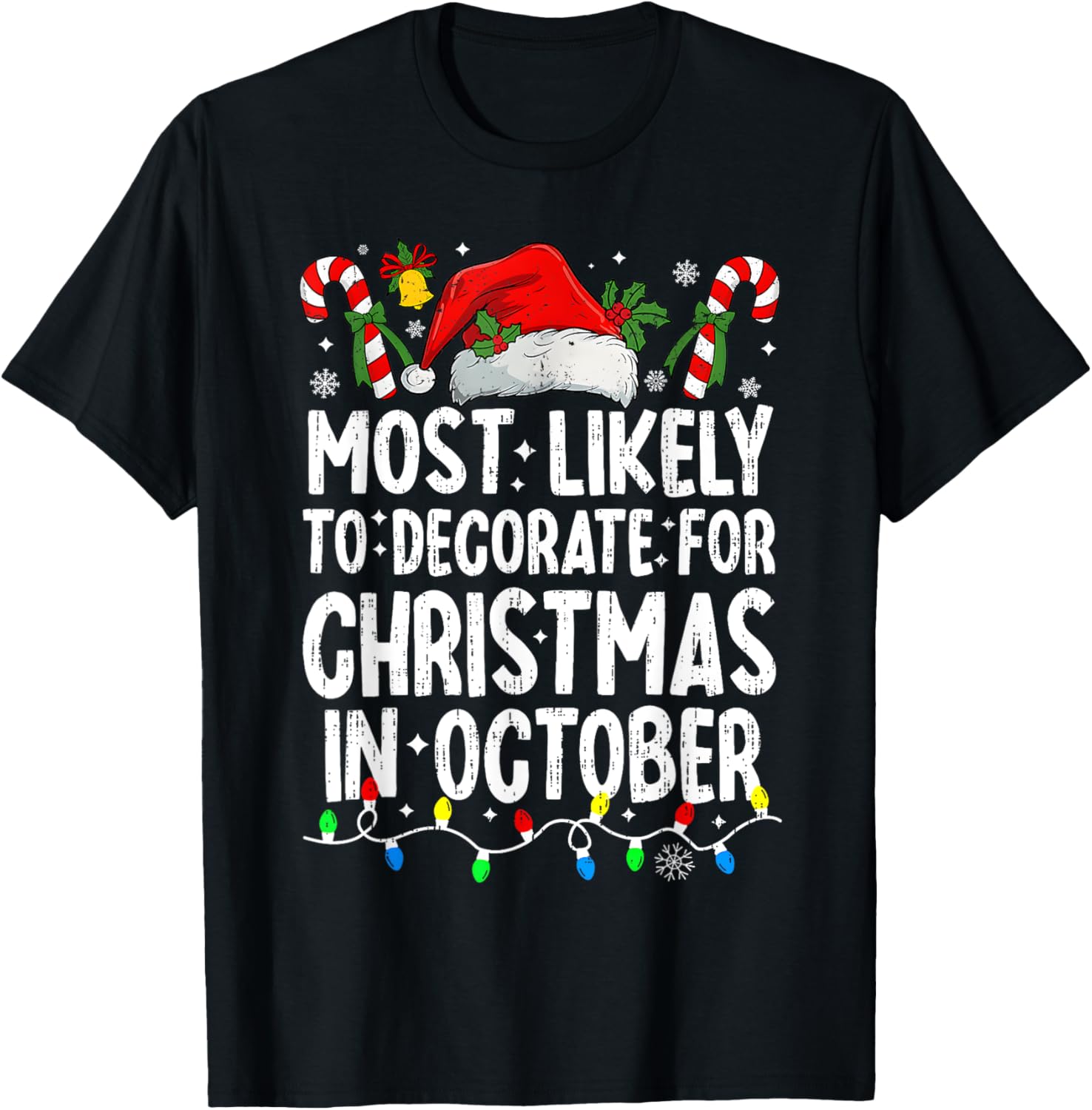 Most Likely To Decorate For Christmas In October Family Xmas