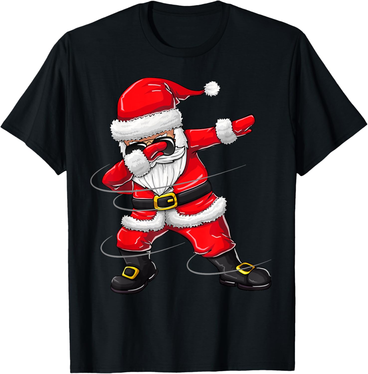 Christmas for Kids Dabbing Santa Boy Girl Xmas Gift T-Shirt