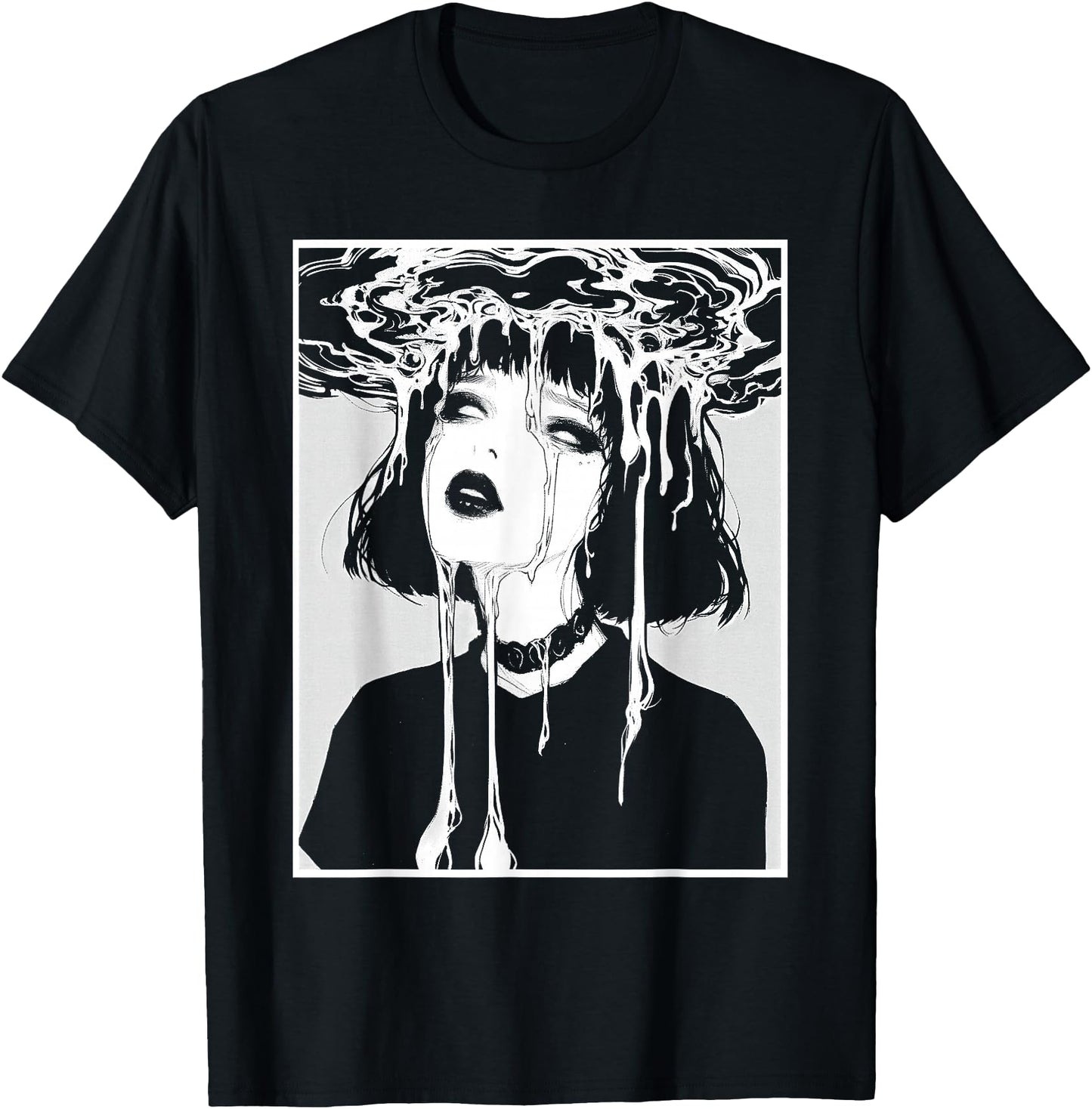 Ghoul Girl Trippy Horror Creepy Goth Grunge Edgy Harajuku