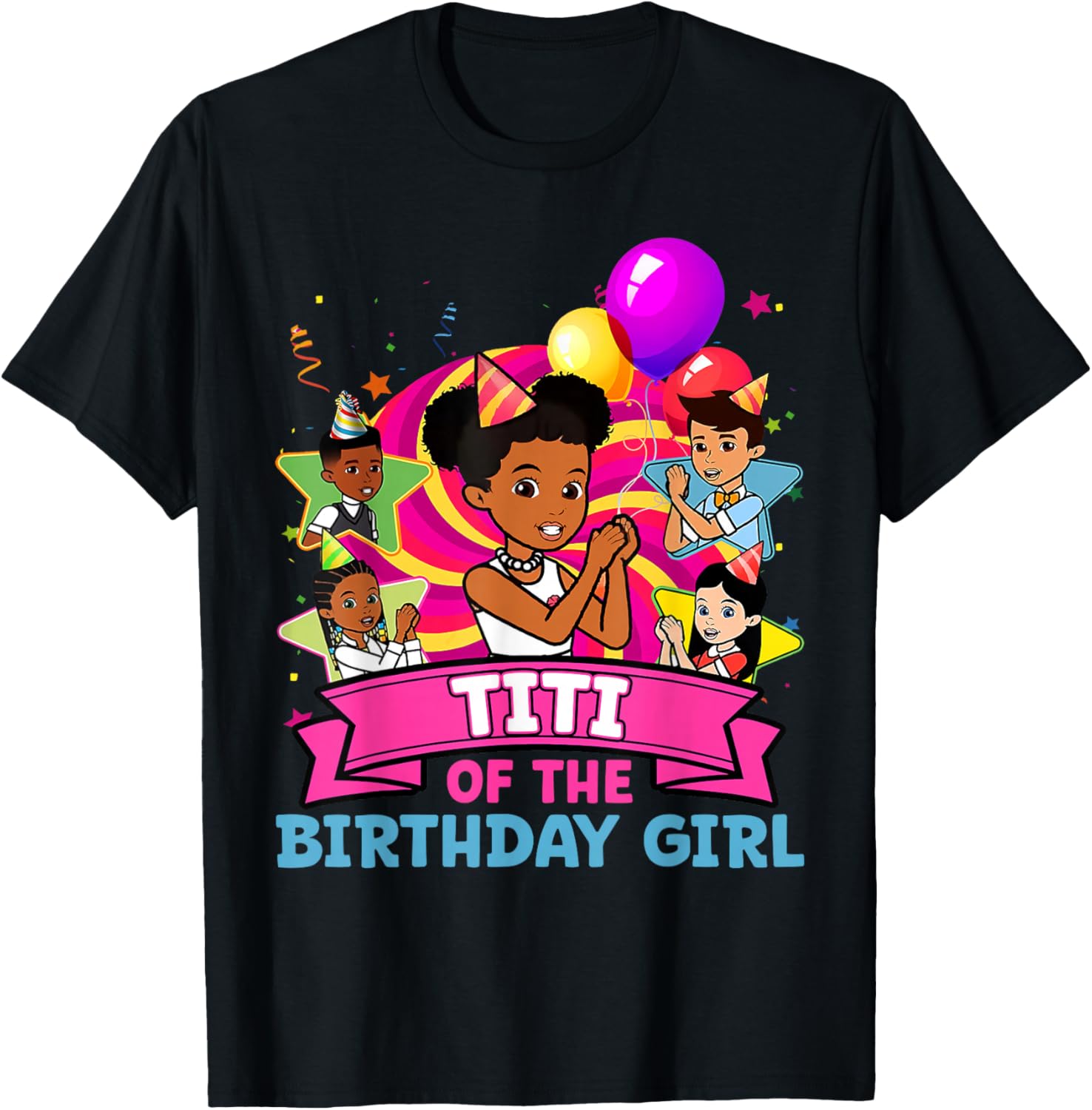 Titi the Birthday Girl Party Pink Doll Family Decorations