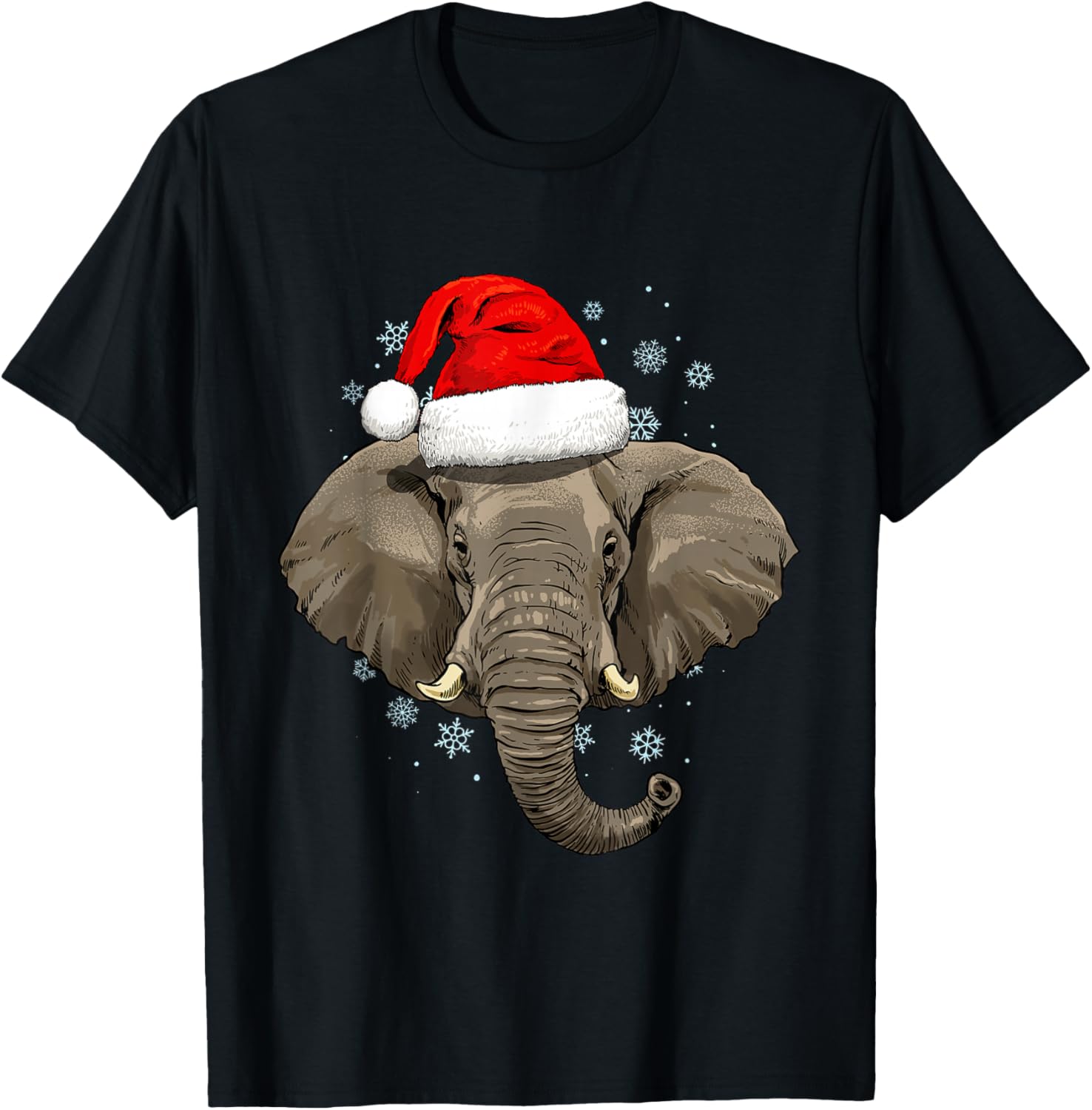 Christmas Elephant Santa Clause Tusker Xmas Navidad Holiday