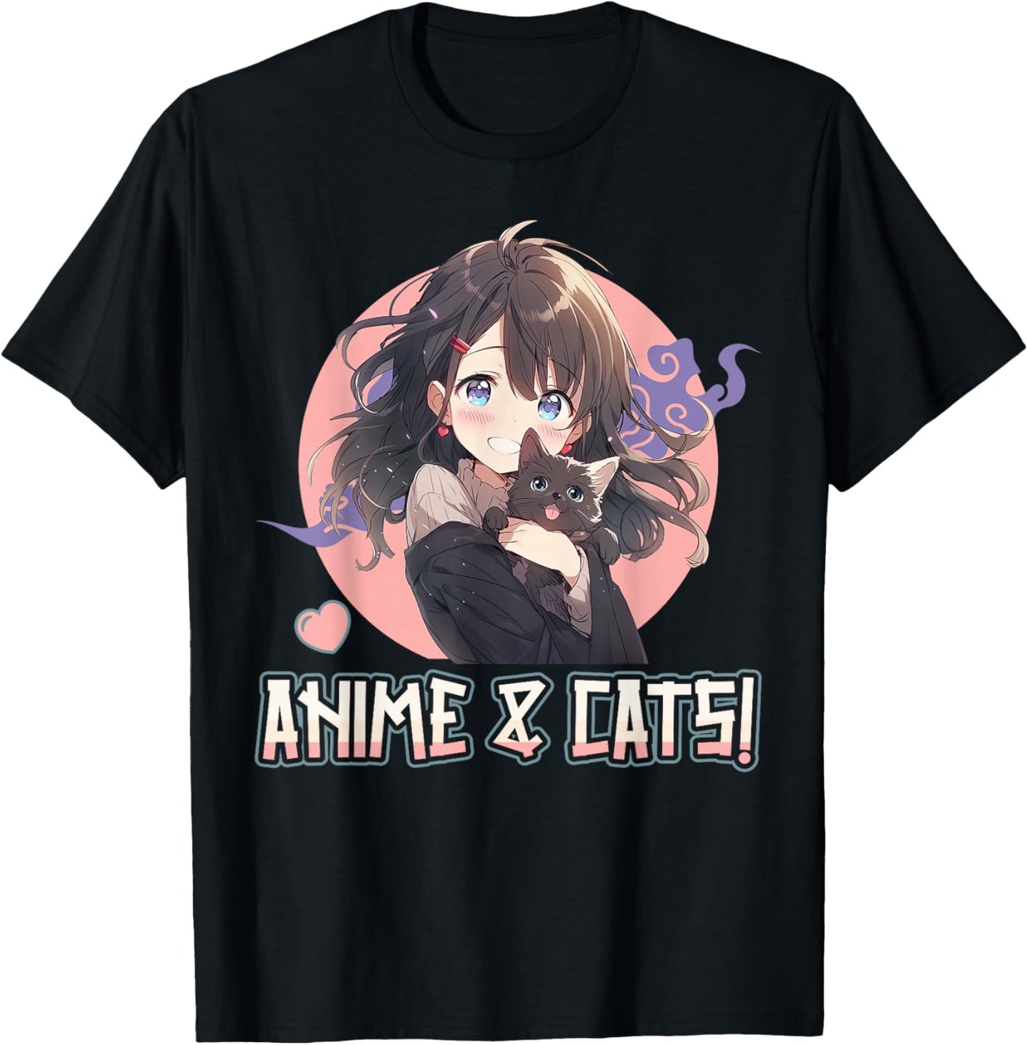 Anime and Cats Manga Girl with a Cat Anime Lover