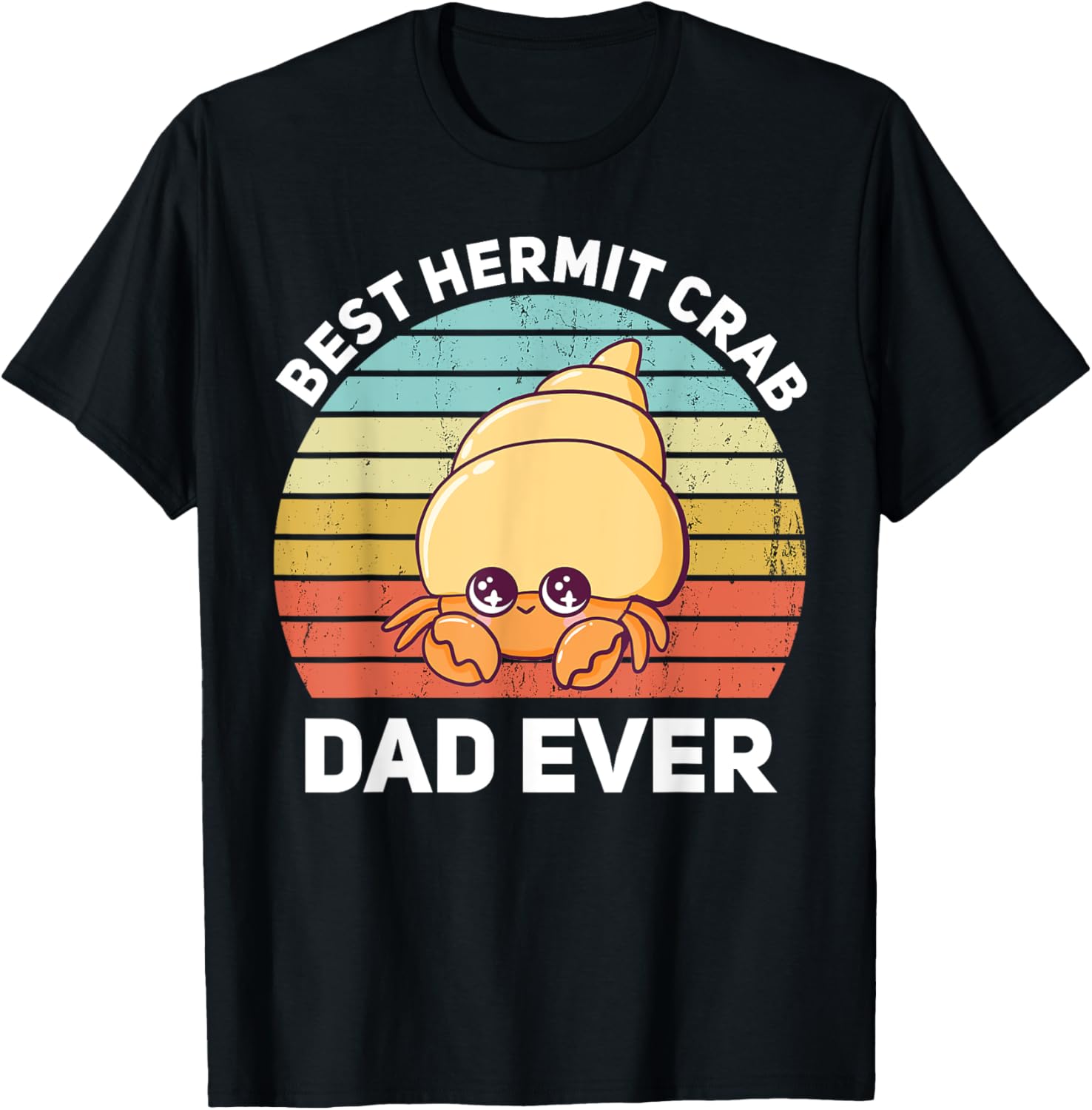 Best Hermit Crab Dad Ever Funny Crab Kawaii Chibi Hermit