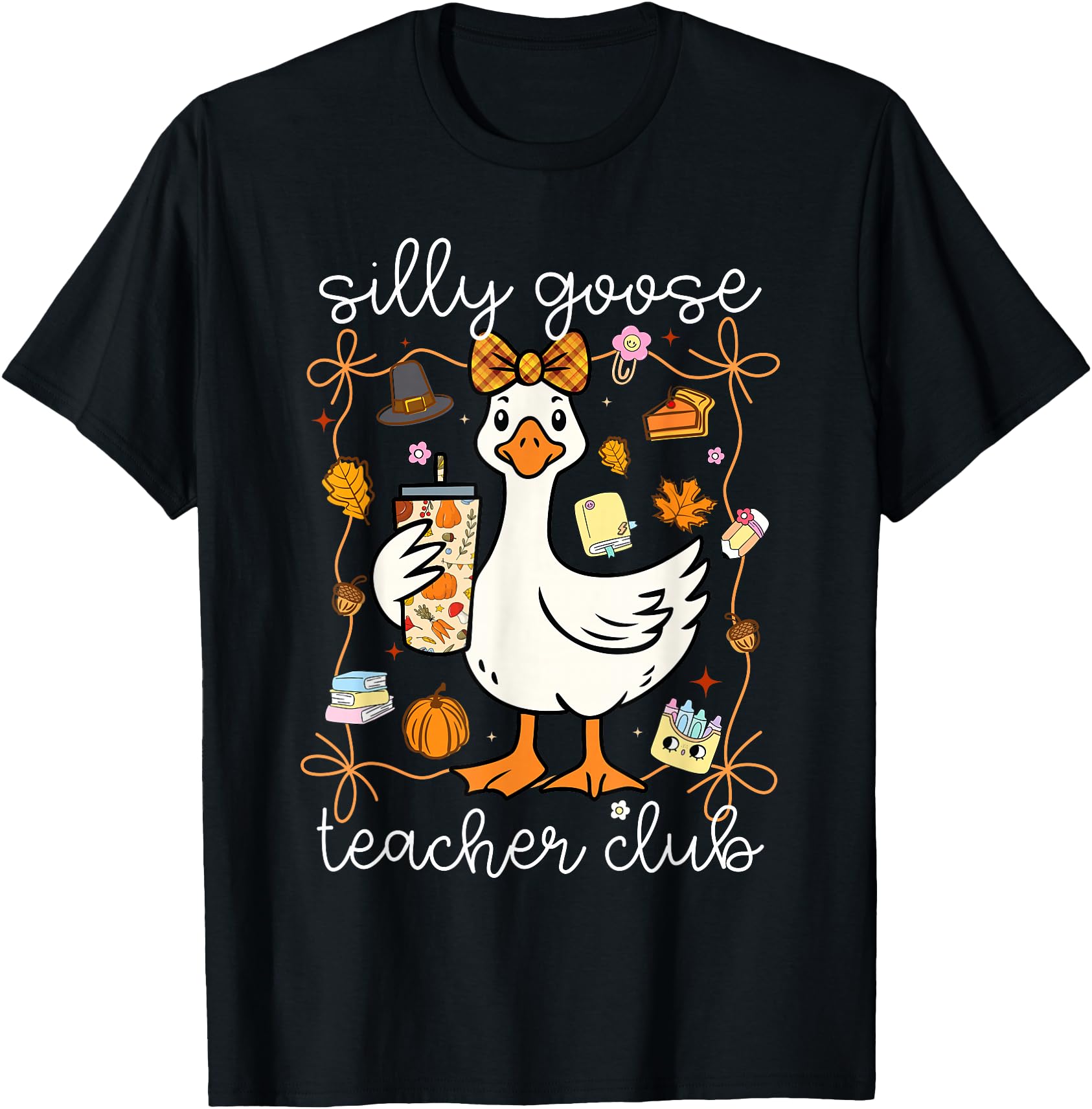Silly Goose Teachers Club Funny Cozy Fall Teacher