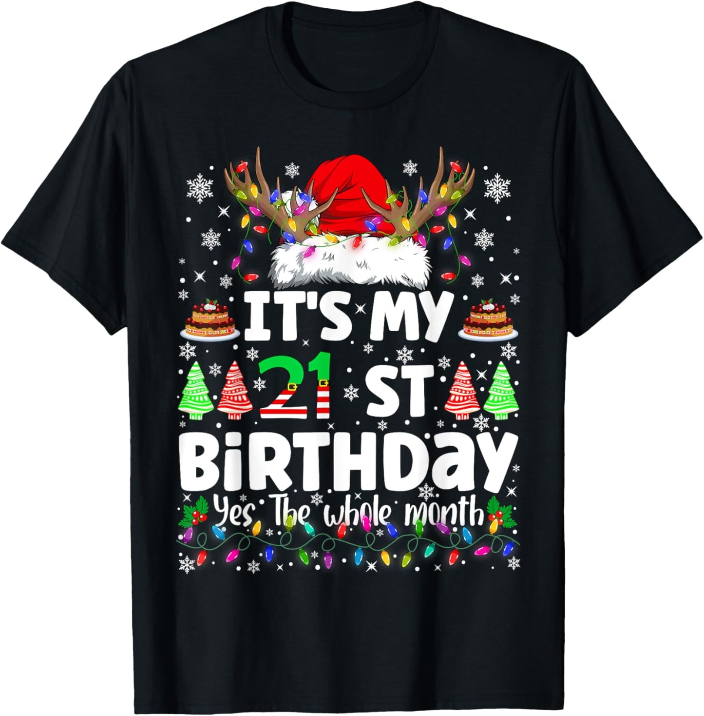 It's My 21st Birthday Christmas Funny Bday Xmas Kids Boys