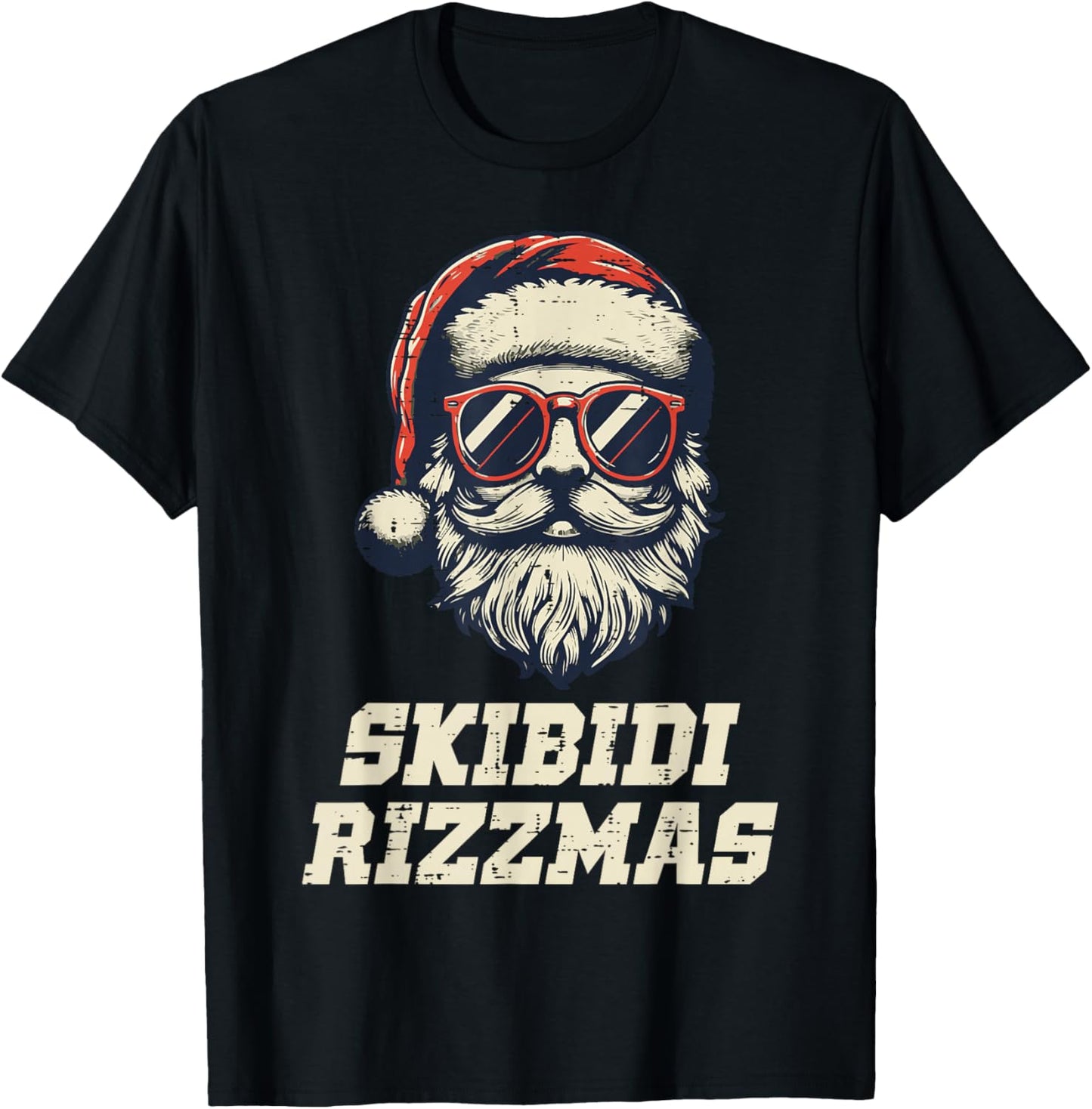 Skibidi Rizzmas Santa Funny Christmas Boys Teens Kids Men