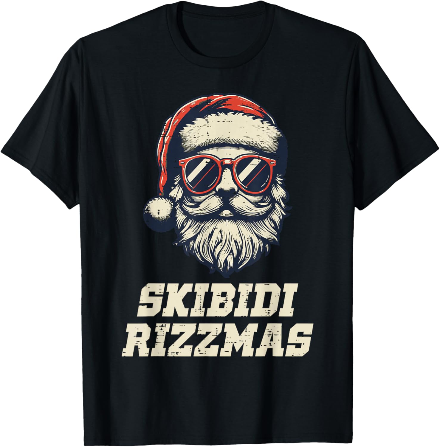 Skibidi Rizzmas Santa Funny Christmas Boys Teens Kids Men