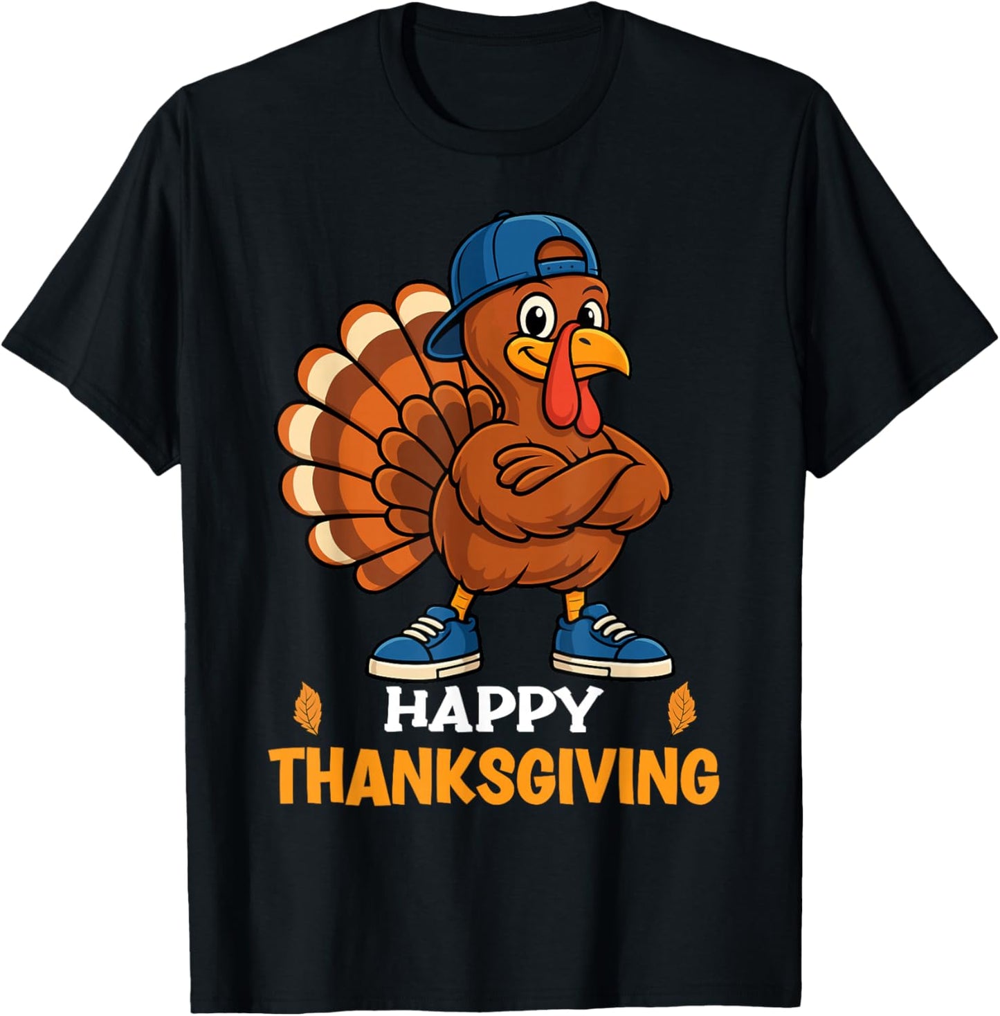 Happy Thanksgiving Turkey Boys Kids Men Dinner Fall Family