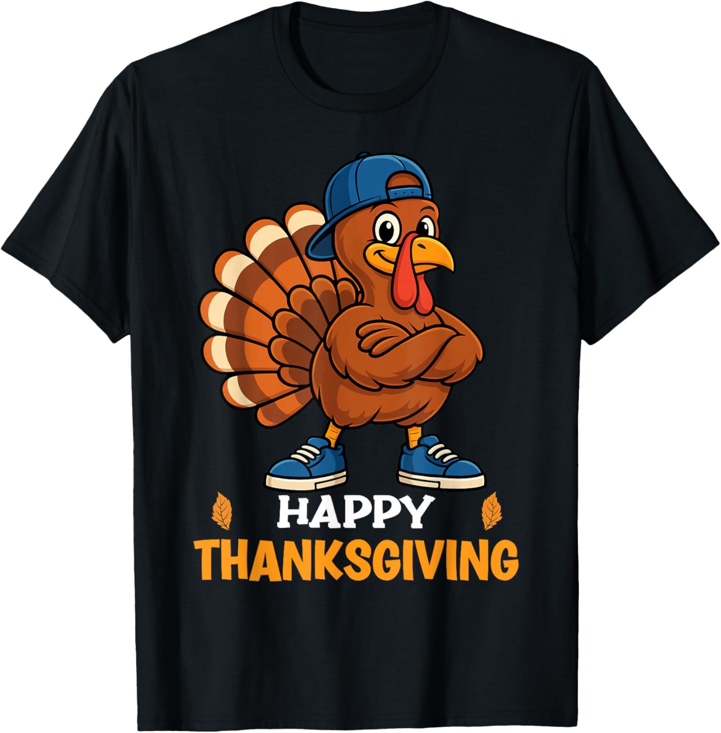 Happy Thanksgiving Turkey Boys Kids Men Dinner Fall Family