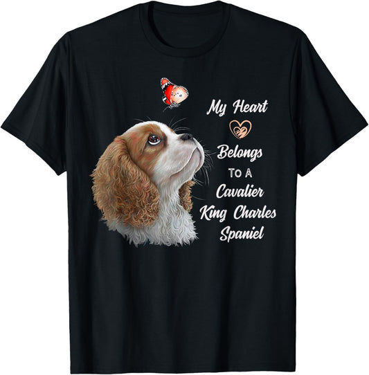 Cavalier King Charles Spaniel Shirt, dog mom, dad gift Men Women Kids T-Shirt