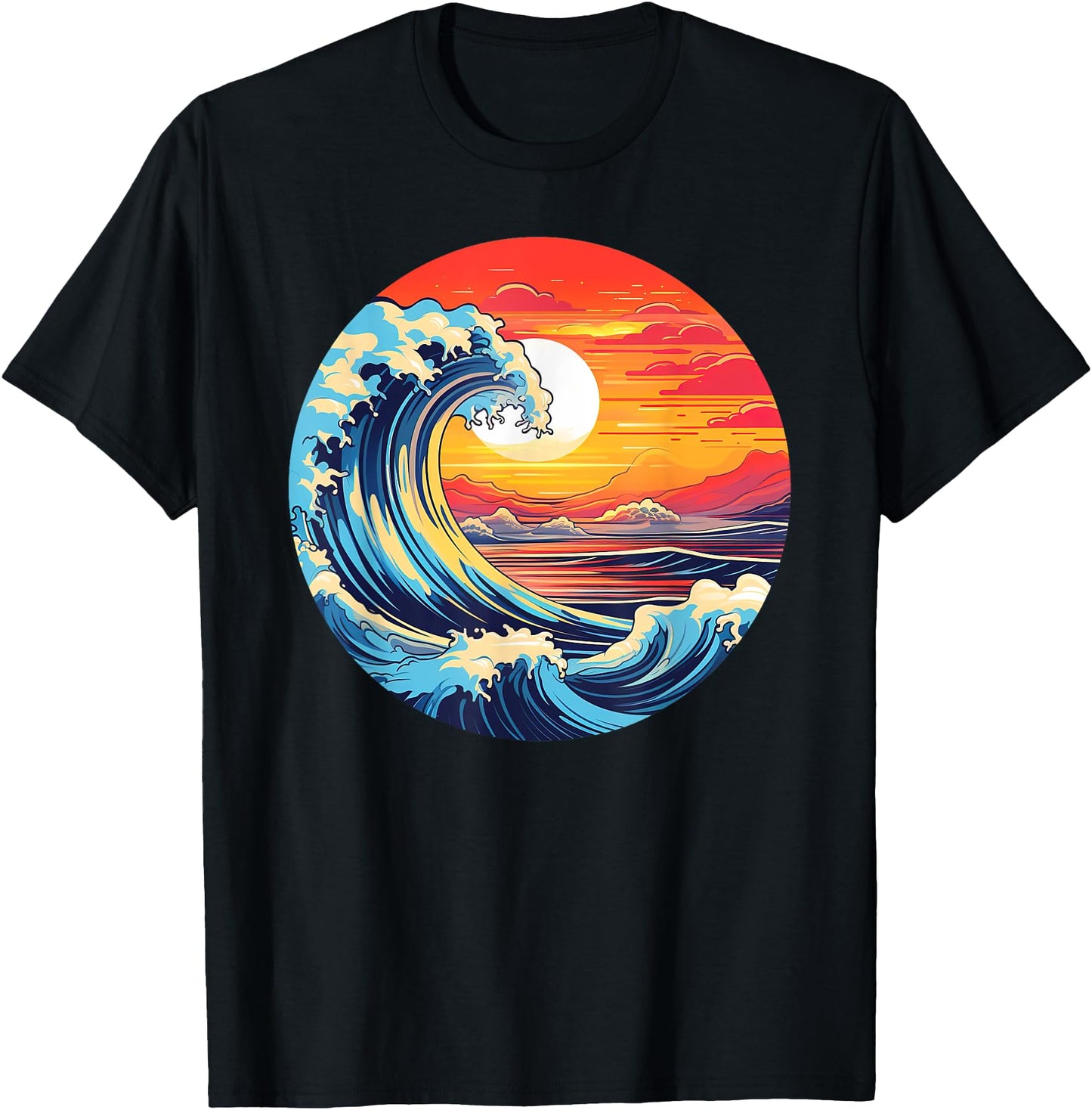 Great Art Aesthetic Tsunami boys Wave off Kanagawa Japanese
