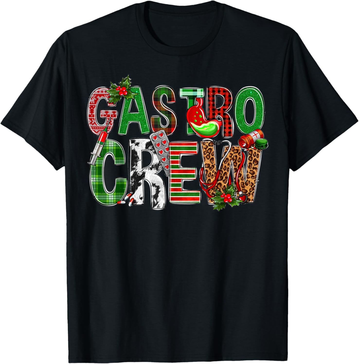 Gastro Crew Christmas Nurses Xmas Pajamas PJs Women Gifts