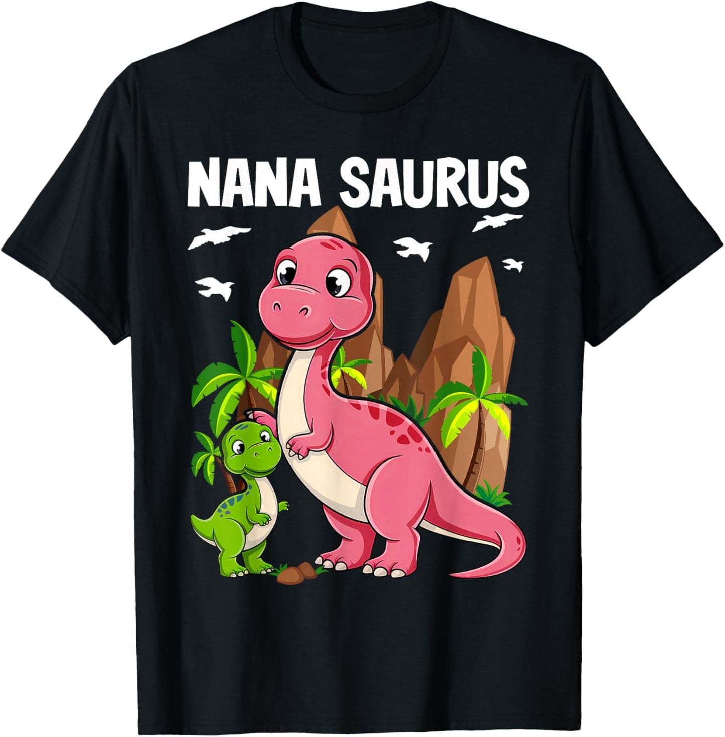 Cute Nana Saurus Nanasaurus Dinosaur for Grandmother
