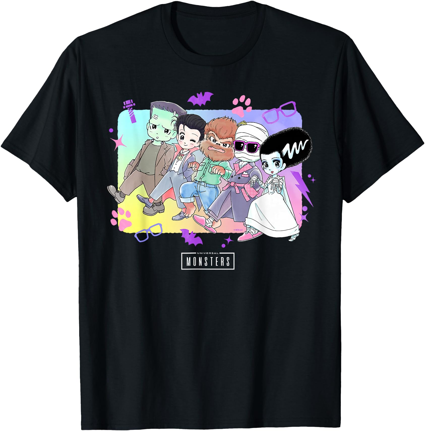 Universal Monsters Cute Anime Group