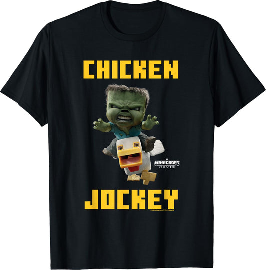 A Minecraft Movie Chicken Jockey Baby Zombie Logo