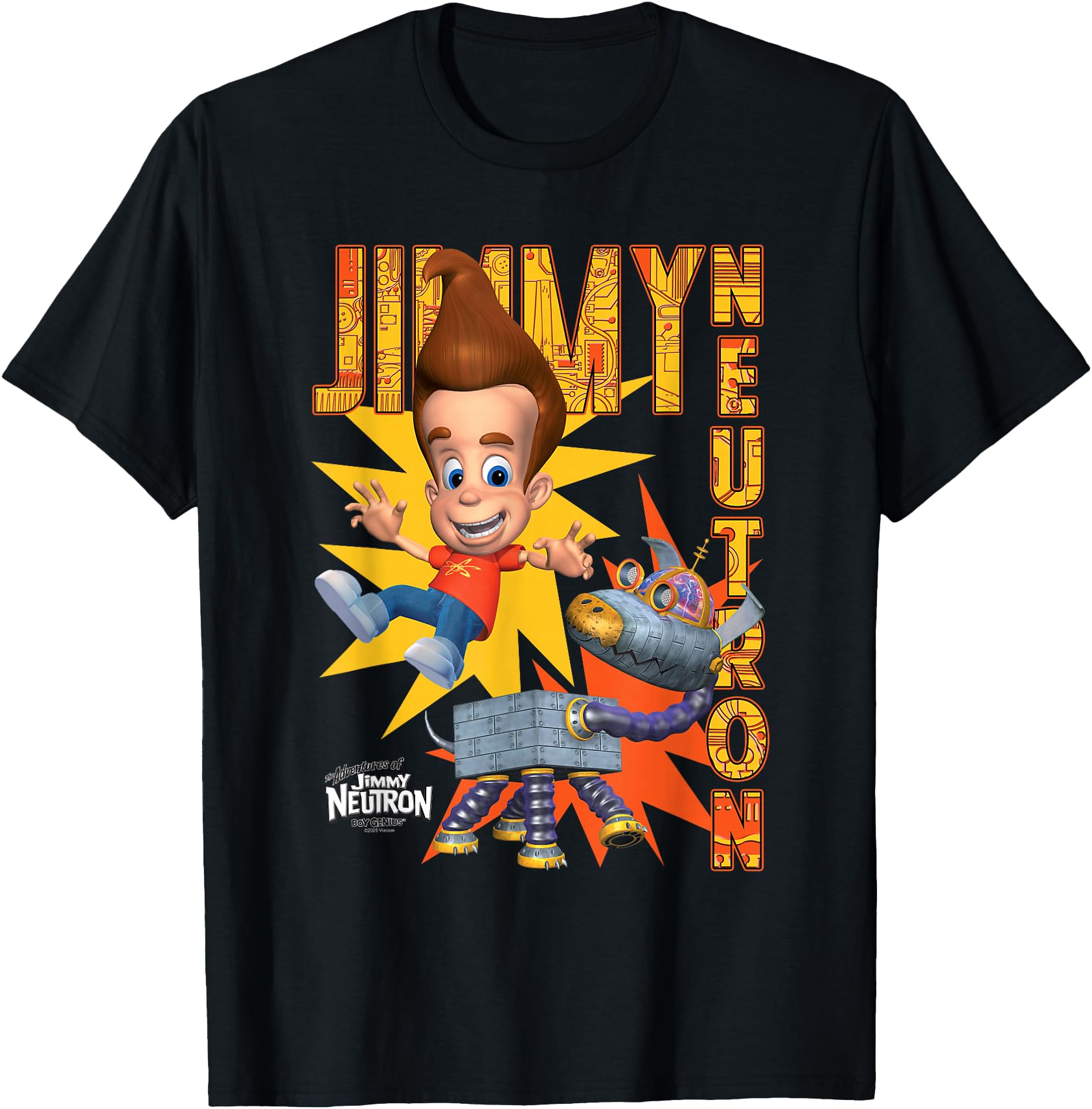 Jimmy Neutron Jimmy and Goddard Circuit Board Cartoon