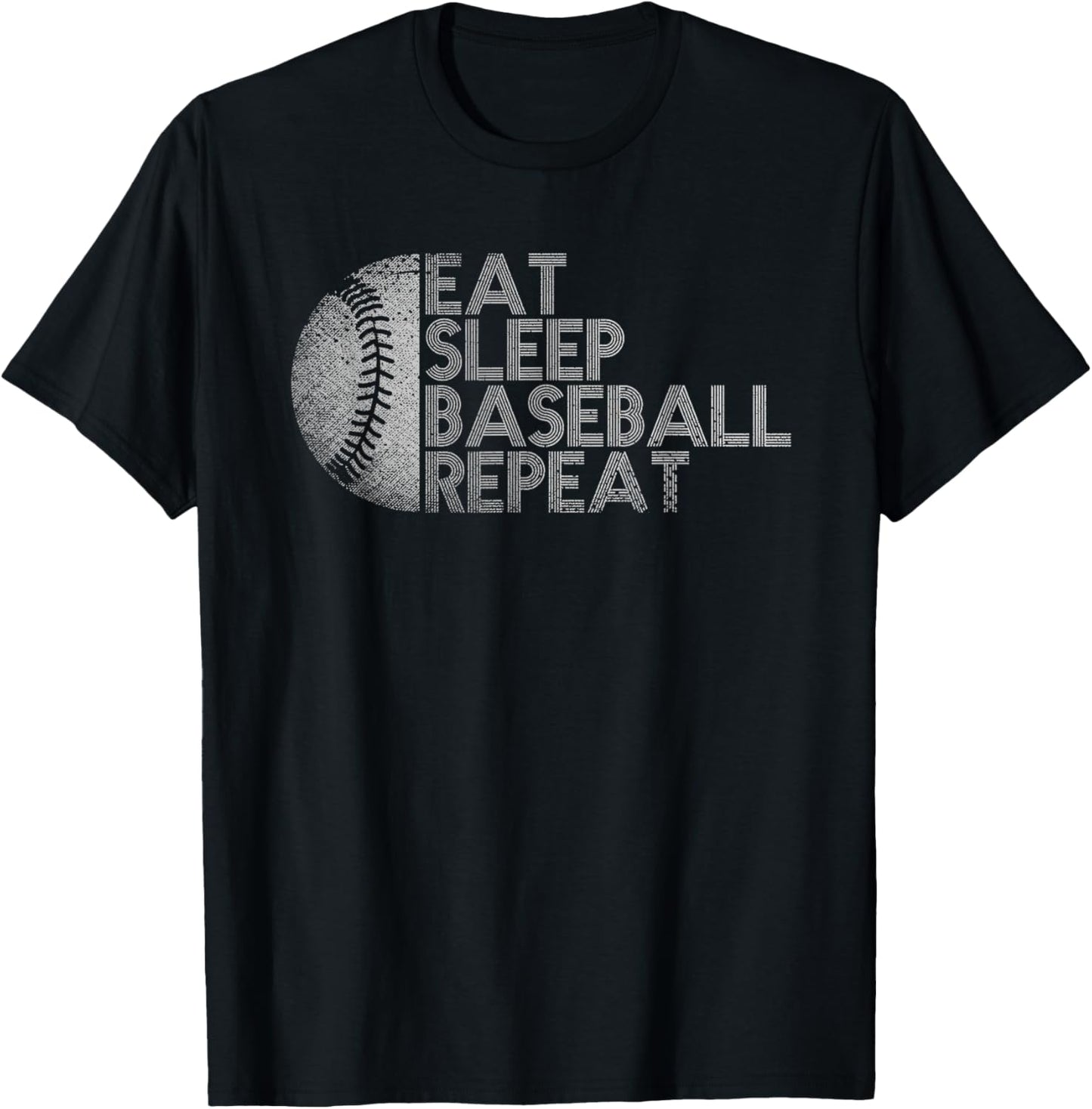 Eat Sleep Baseball Repeat Baseball Player Funny Baseball