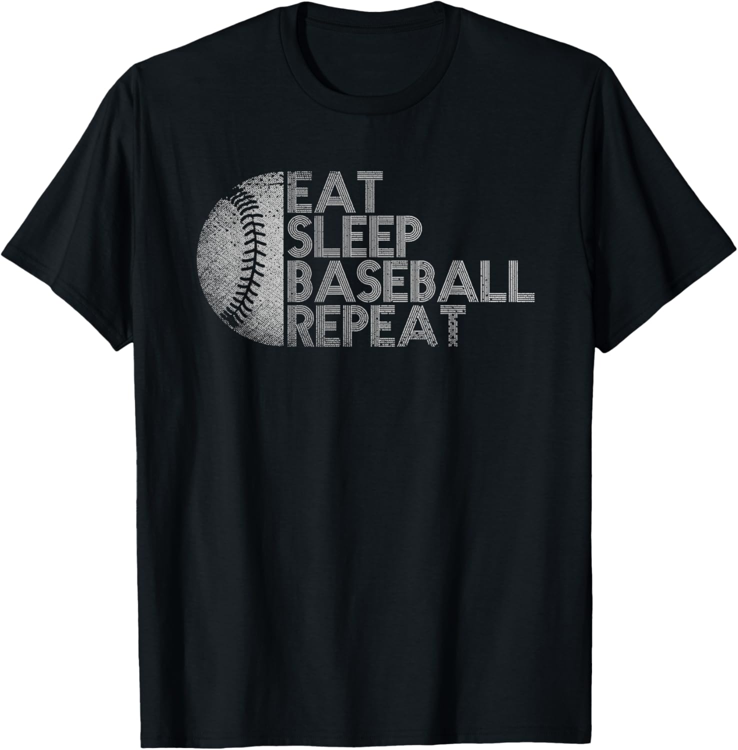 Eat Sleep Baseball Repeat Baseball Player Funny Baseball