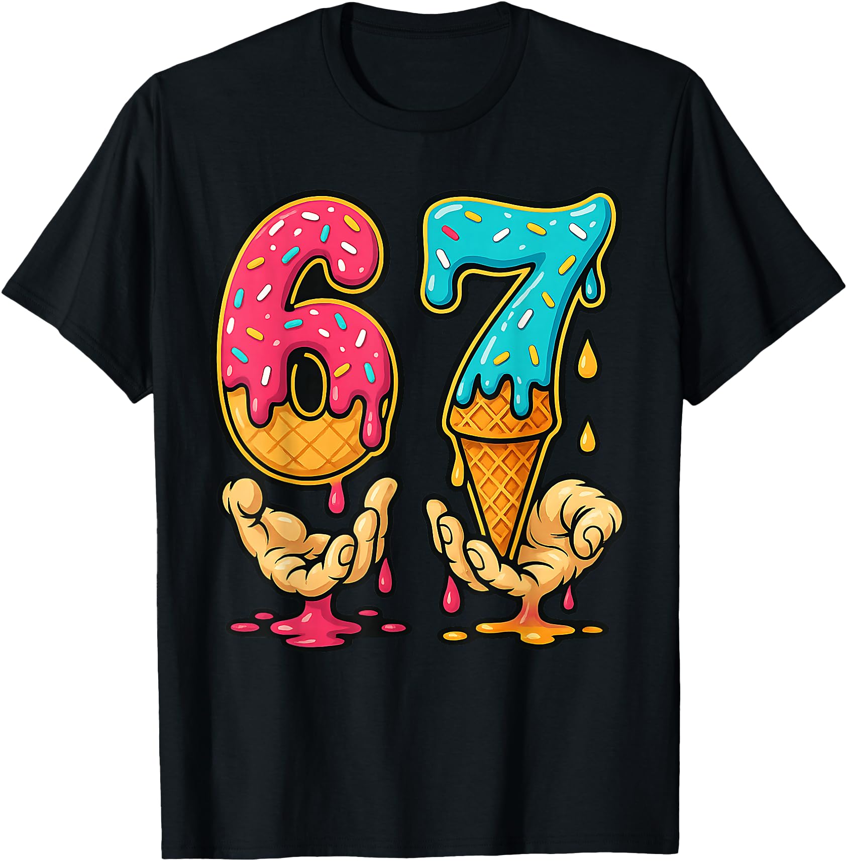 67 Ice Cream Drip Meme Six Seven Gen Alpha Slang Boys