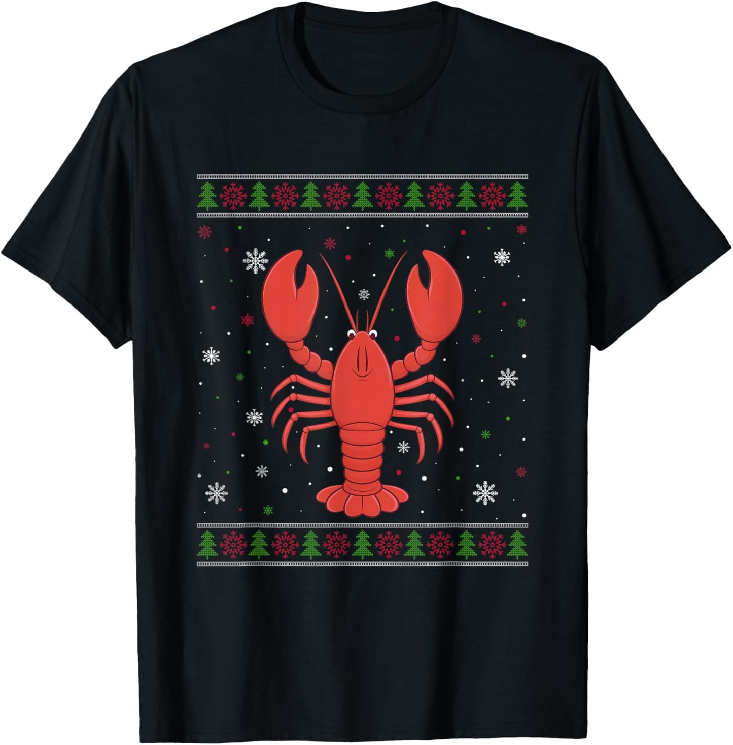 Lobster Christmas Sweater Men Women Kids Xmas Funny