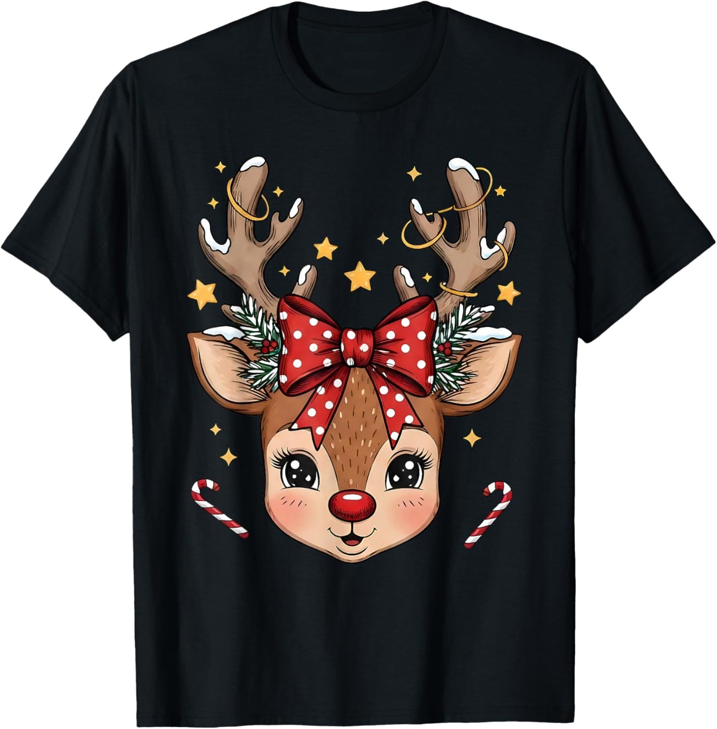Funny Reindeer Rudolph Xmas Merry Christmas Holiday Pajamas
