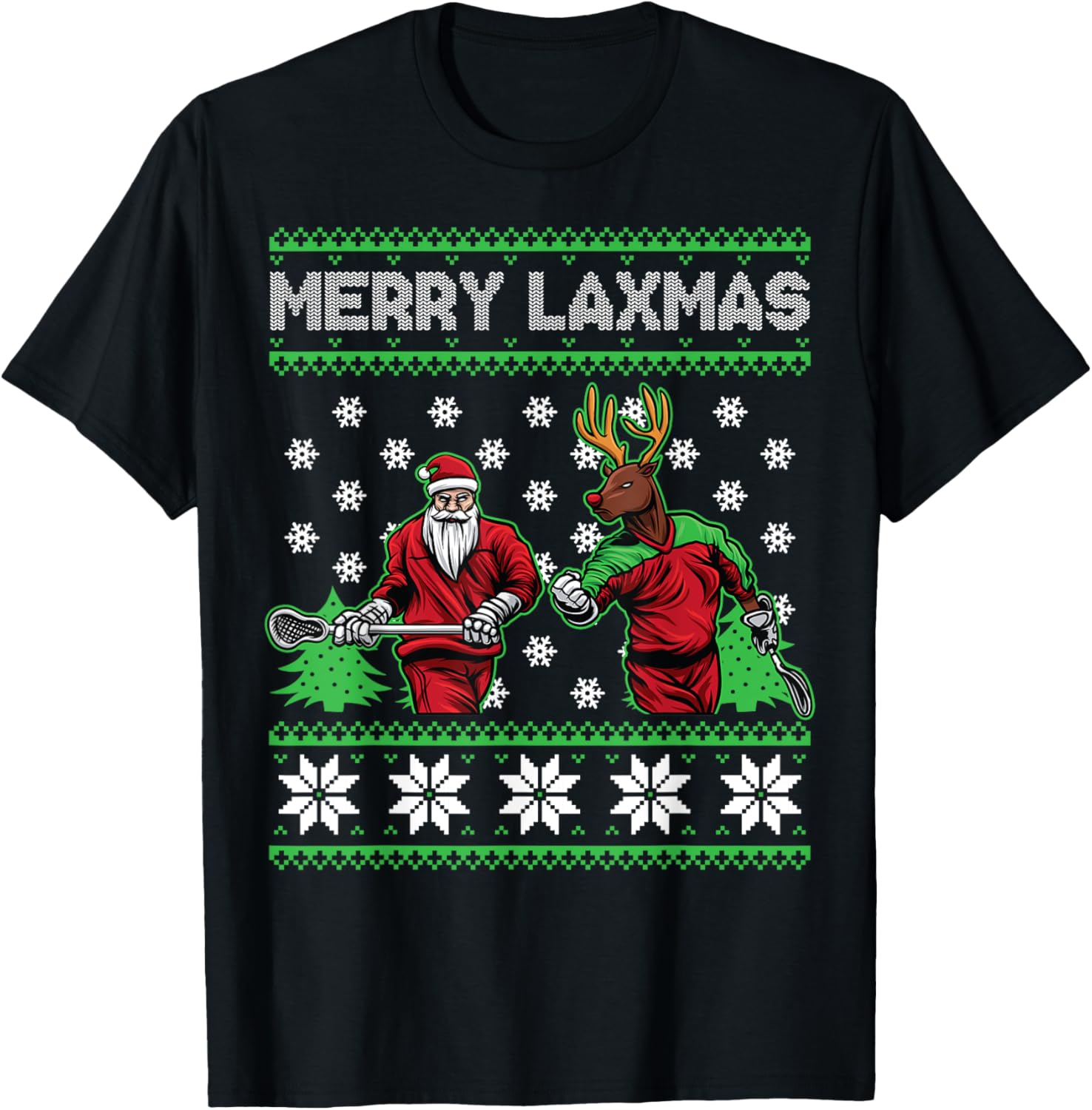 Merry Laxmas Funny Christmas Lacrosse Player Holiday Gifts