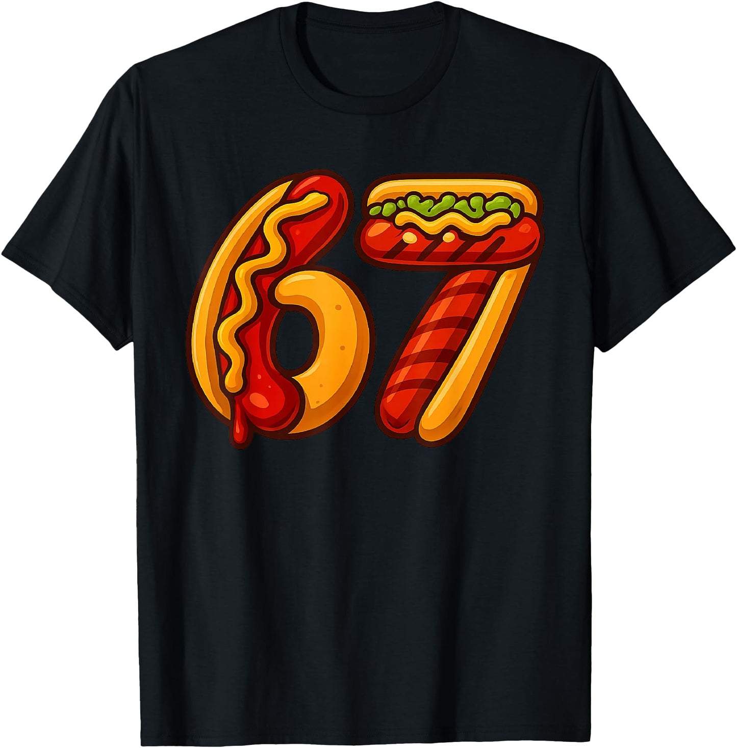 6 7 Hot Dogs Six Seven BBQ Costume for