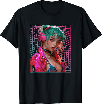 Cyberpunk anime girl