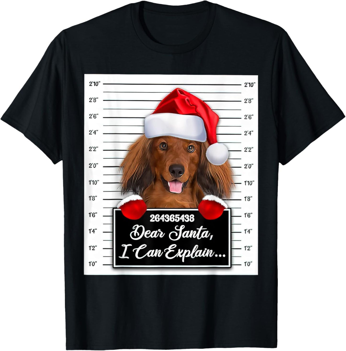 Dear Santa I Can Explain Funny Christmas Dachshund Xmas