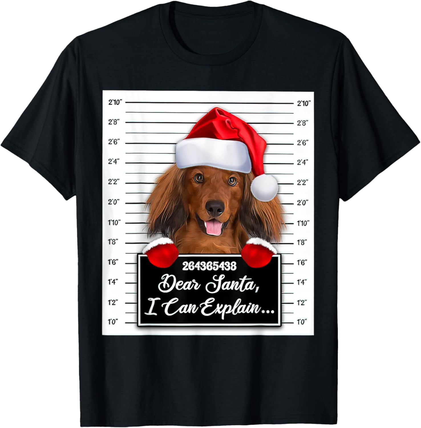 Dear Santa I Can Explain Funny Christmas Dachshund Xmas