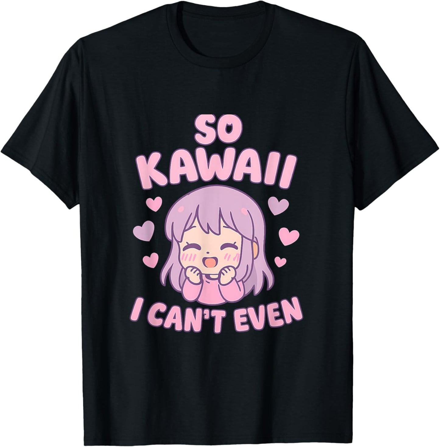So Kawaii I Cant Even Anime Chibi Pastel Graphic