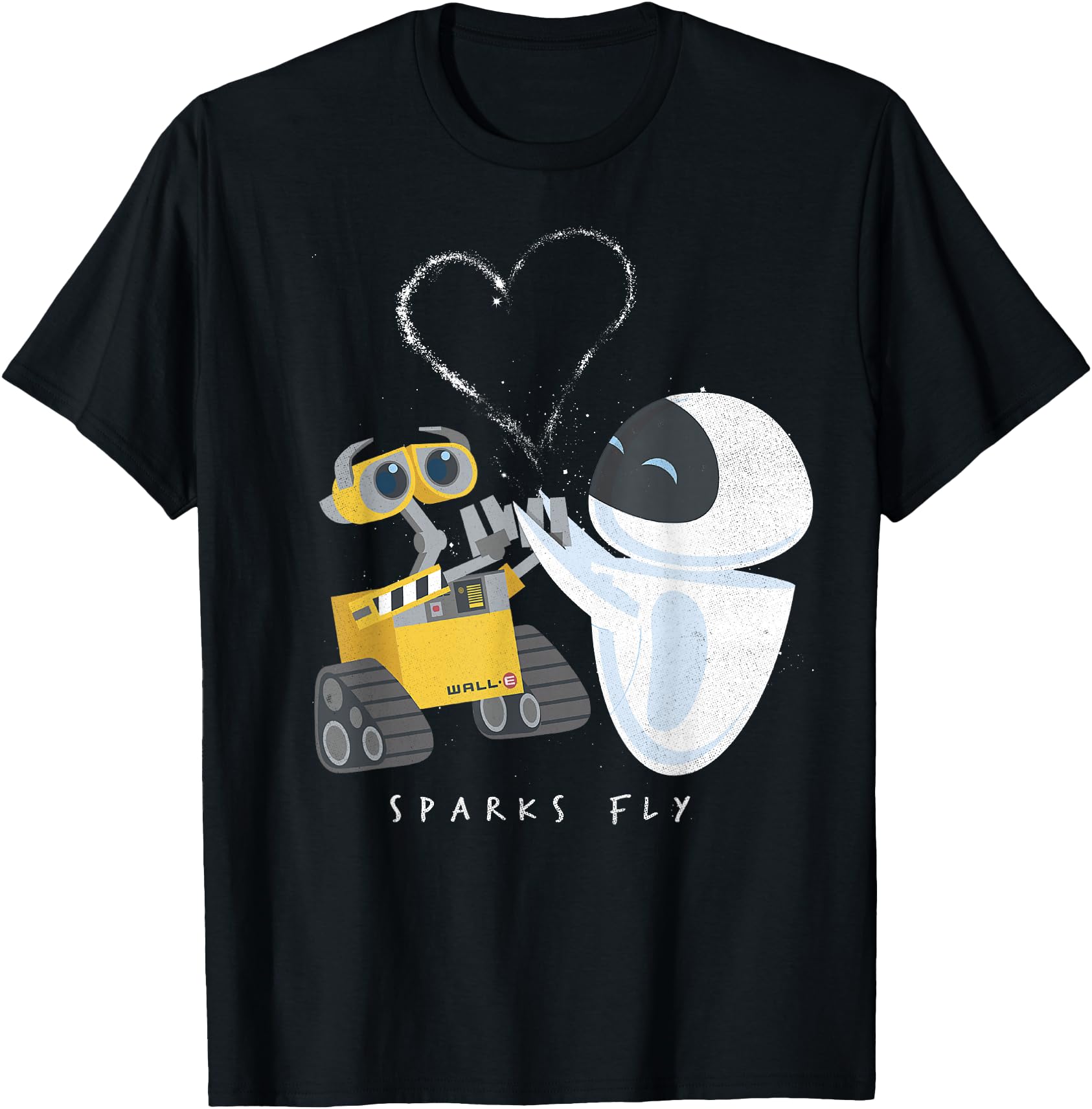 Disney Pixar Wall-E & Eve Sparks Fly Portrait